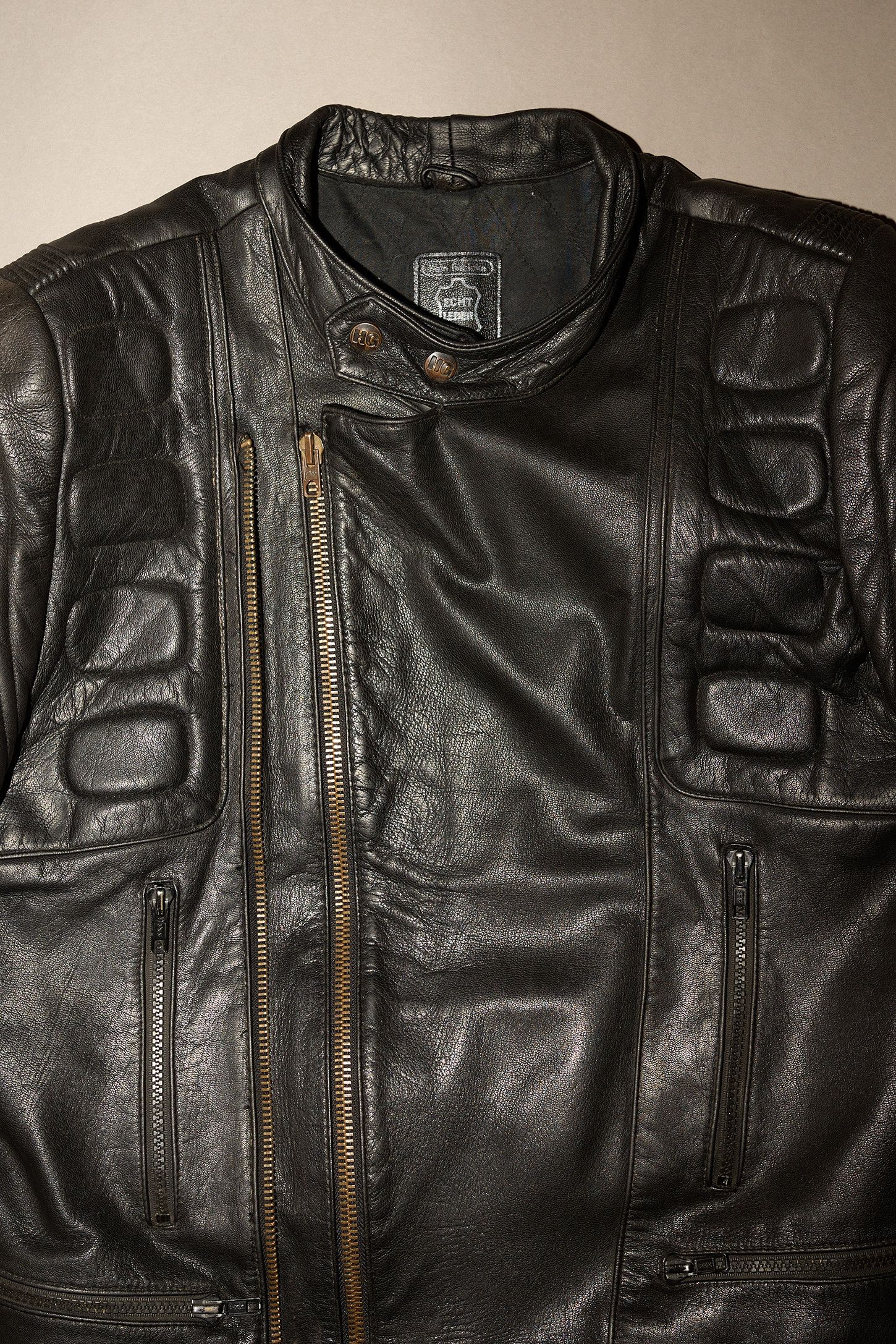 Vintage Vintage Black Leather Biker Jacket Size US S / EU 44-46 / 1 - 7 Thumbnail