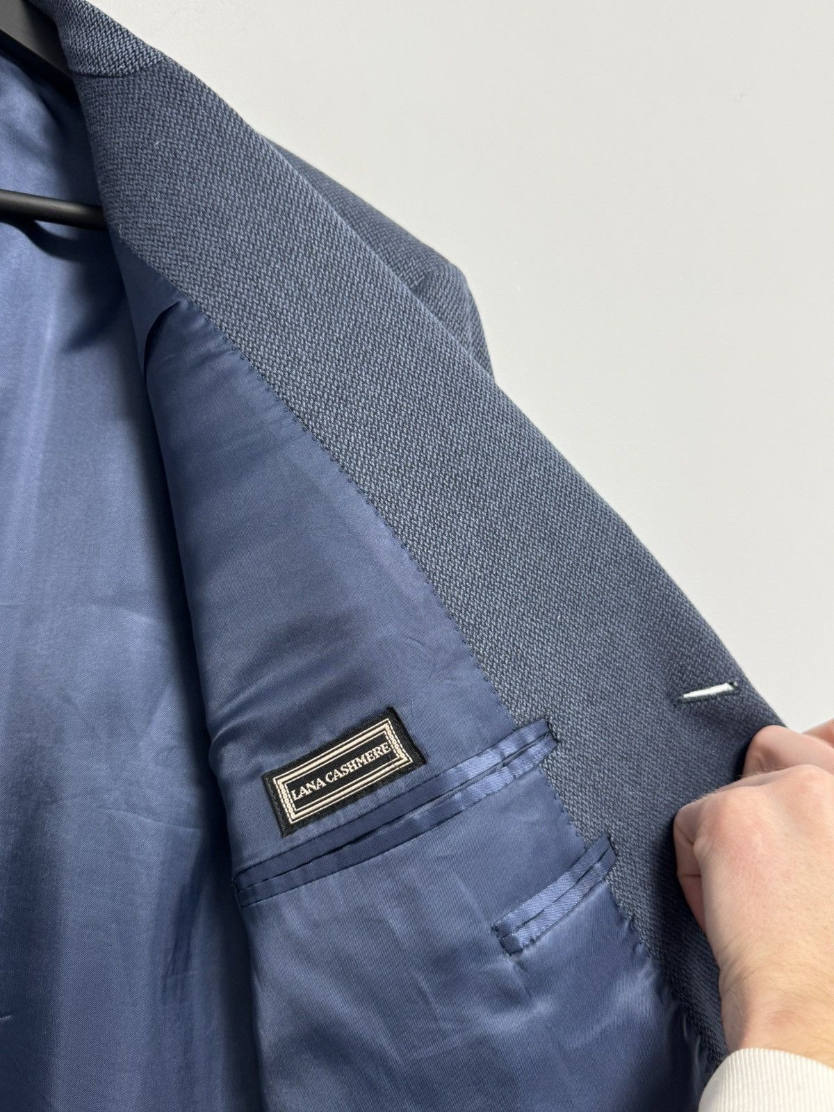 Canali Canali Blazer Men’s Blue Luxury Lana 58-R Size Size 54L - 12 Thumbnail