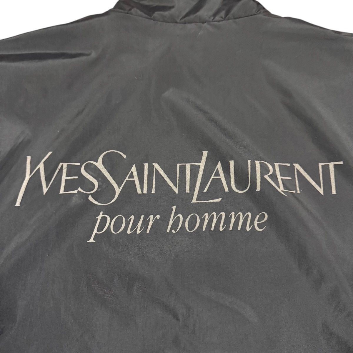 Yves Saint Laurent Vtg🔥90’s YvesSaintLaurent Pour Homme SpellOut Logo Size US L / EU 52-54 / 3 - 16 Thumbnail