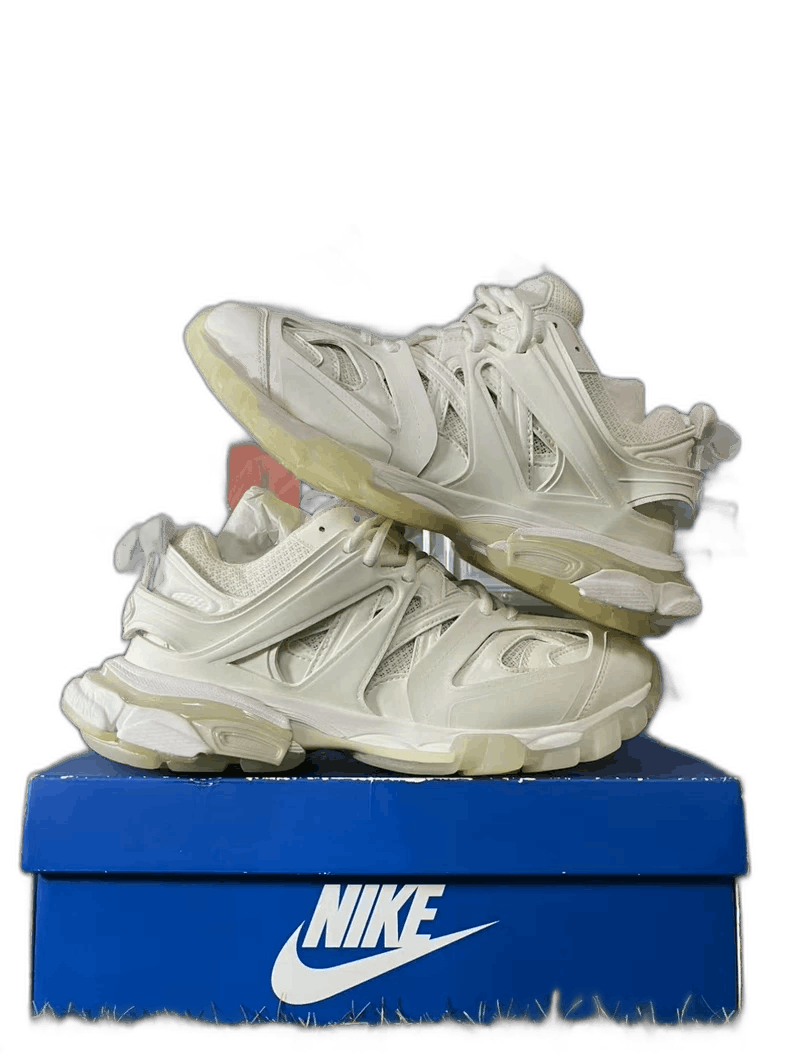 Balenciaga Balenciaga Track Sneakers in Glow White Size US 9 / EU 42 - 1 Thumbnail