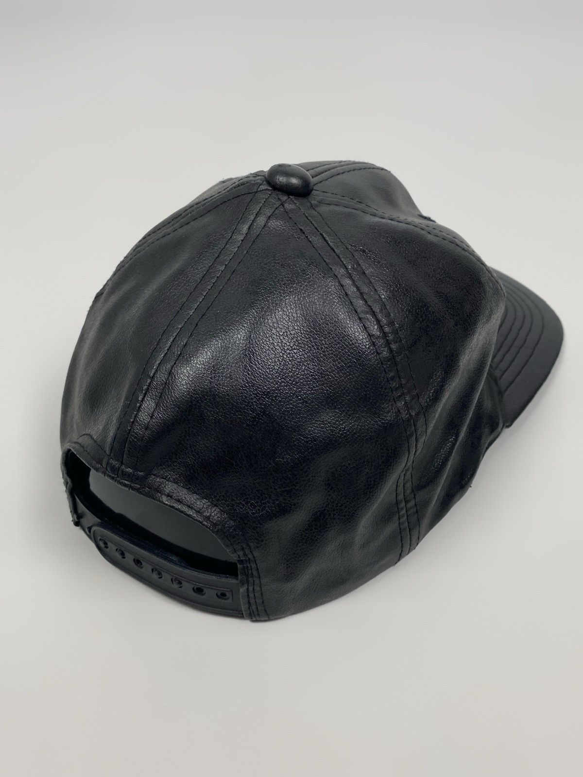 Vintage 1990’s Vintage Zero Spell Out PVC Coated Snap Back Hat Size ONE SIZE - 9 Thumbnail