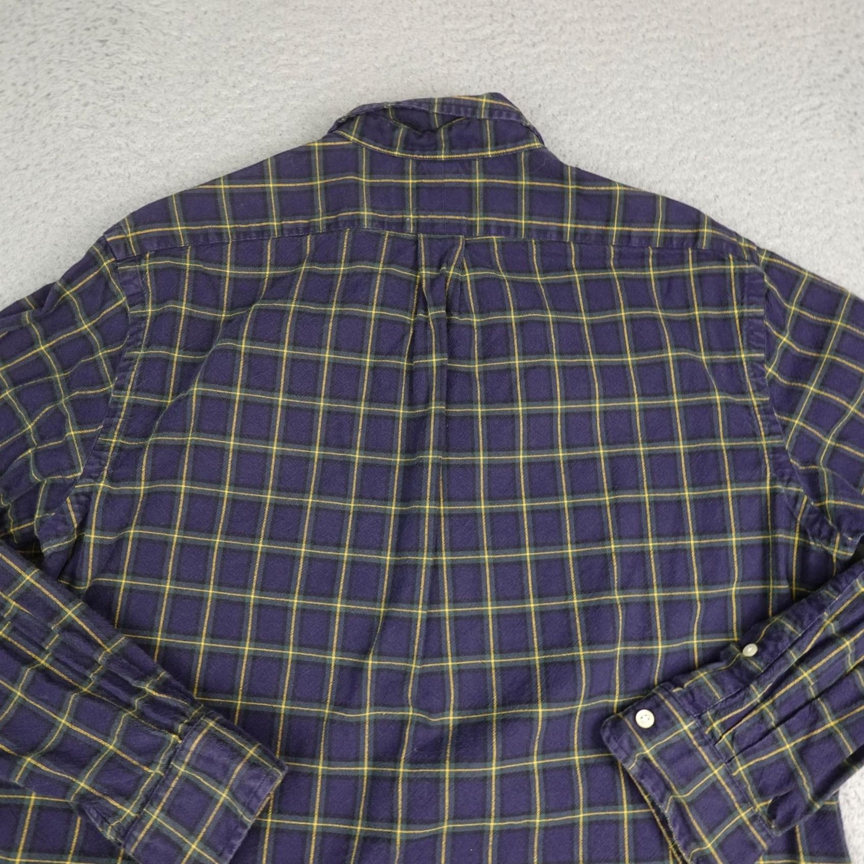 Ralph Lauren Ralph Lauren Shirt Mens L Blue Plaid Flannel Button-Down Long Sleeve Casual Size US L / EU 52-54 / 3 - 7 Thumbnail
