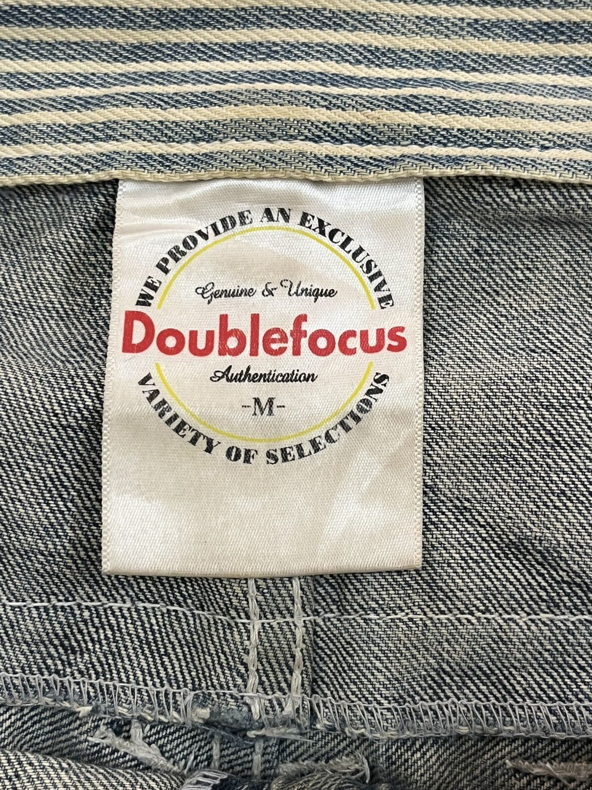 Takashi Murakami Vintage Double Focus Double Waist Twisted Leg Denim Size US 33 - 11 Thumbnail