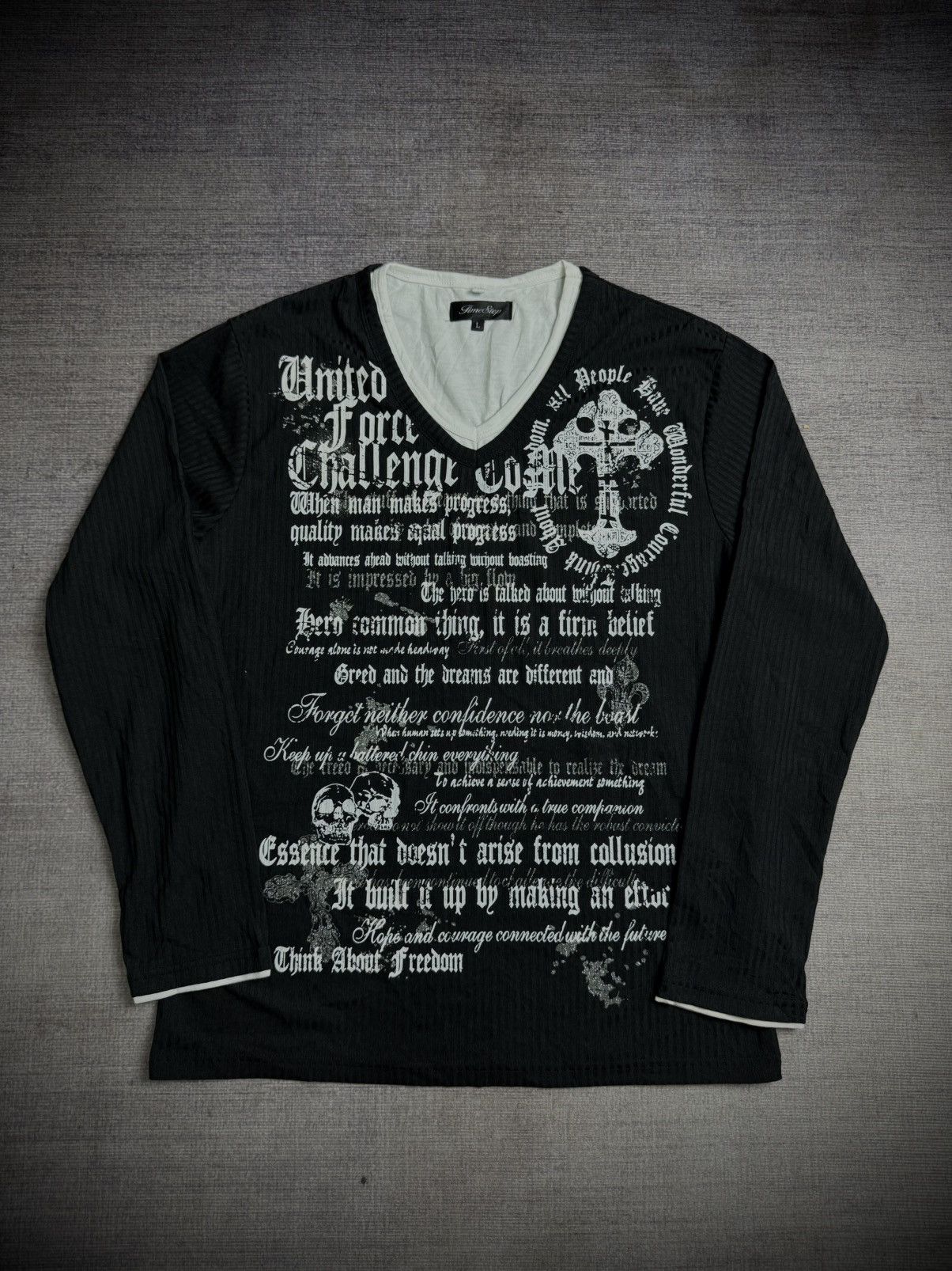 Hysteric Glamour Time step ifsix style long sleeve Size US M / EU 48-50 / 2 - 1 Thumbnail