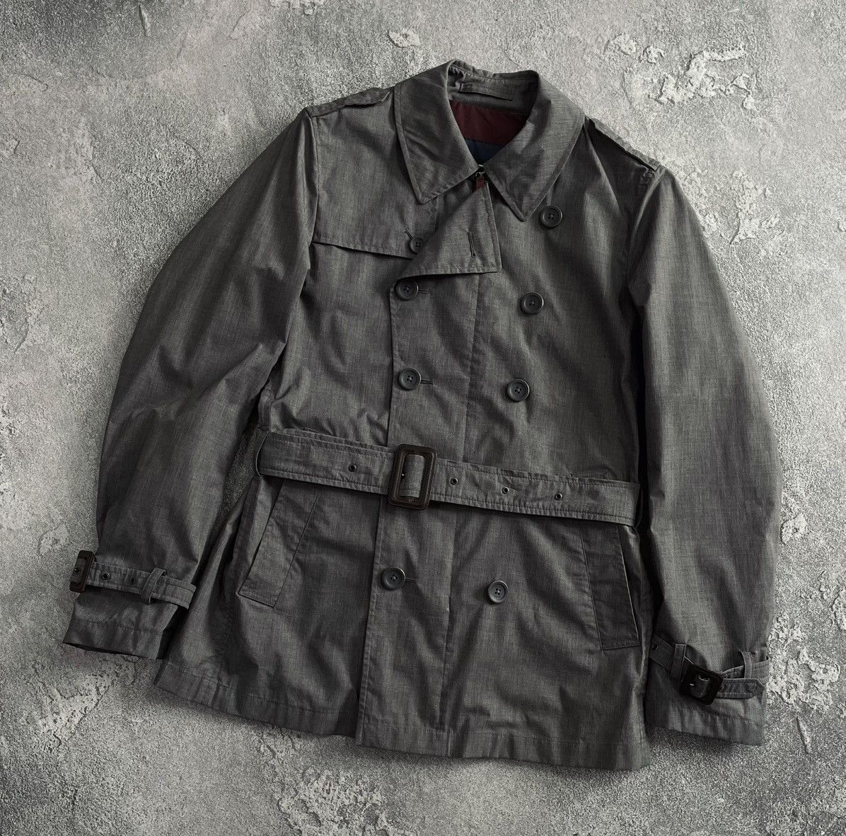 Herno Herno Trench Jacket Belted Double Breasted ITALY Size 46 / S Size US S / EU 44-46 / 1 - 1 Thumbnail