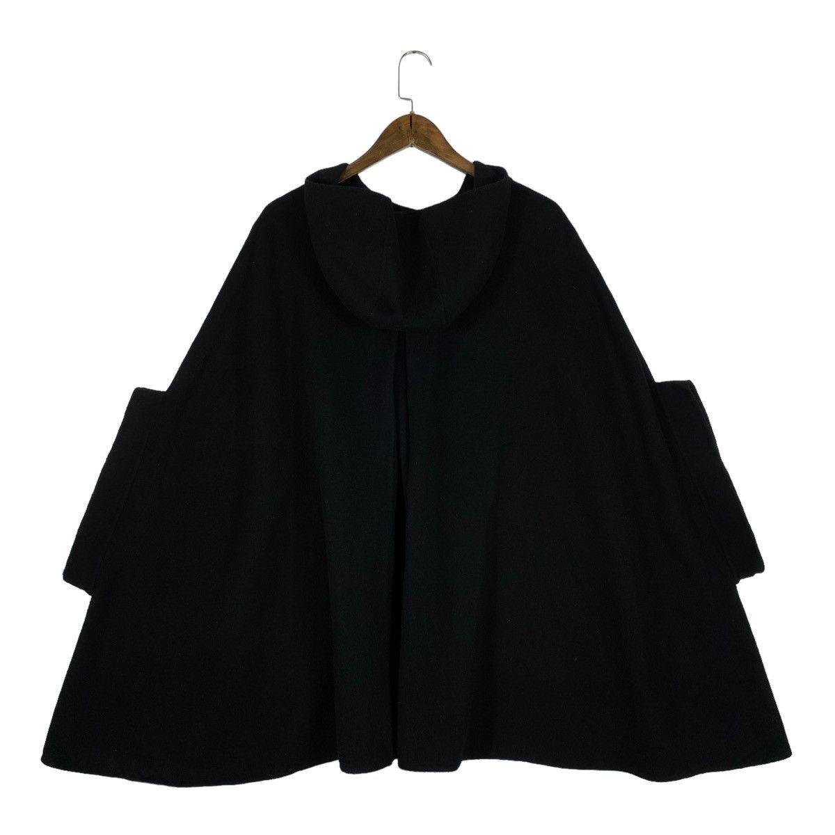 Tsumori Chisato Vintage Tsumori Chisato Hooded Wool Cape Coat Size M / US 6-8 / IT 42-44 - 11 Thumbnail