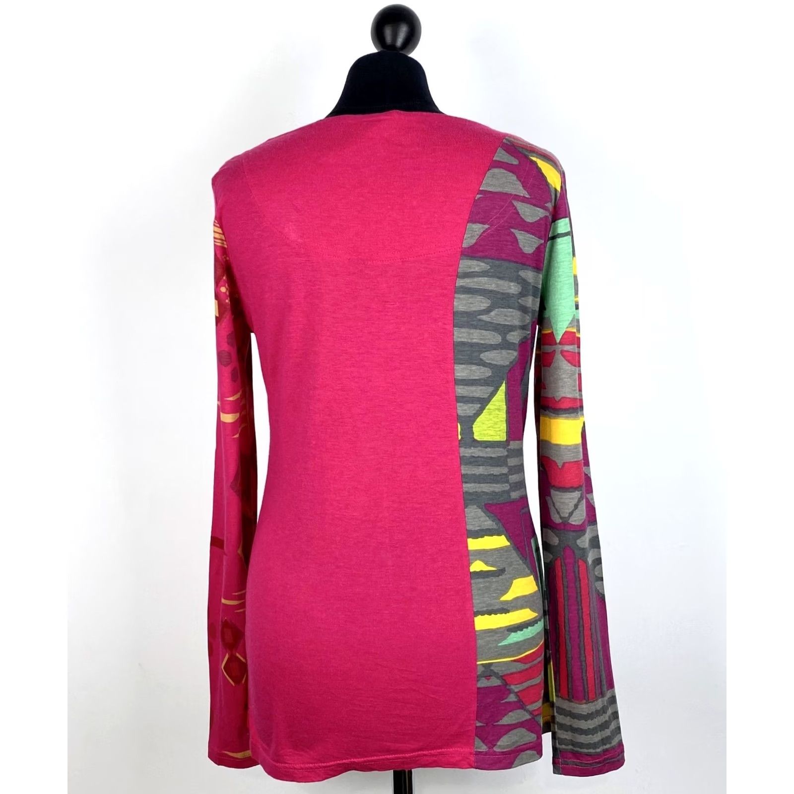 Desigual Desigual Long Sleeve Shirt Tunic L Womens Multicoloured Size L / US 10 / IT 46 - 4 Thumbnail