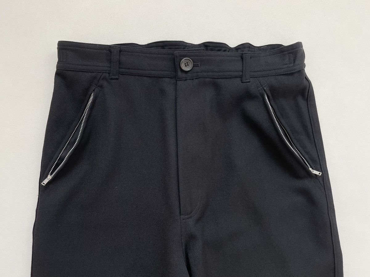 Comme des Garcons Black Wool Wide Leg Utility Trousers Size US 32 / EU 48 - 4 Thumbnail