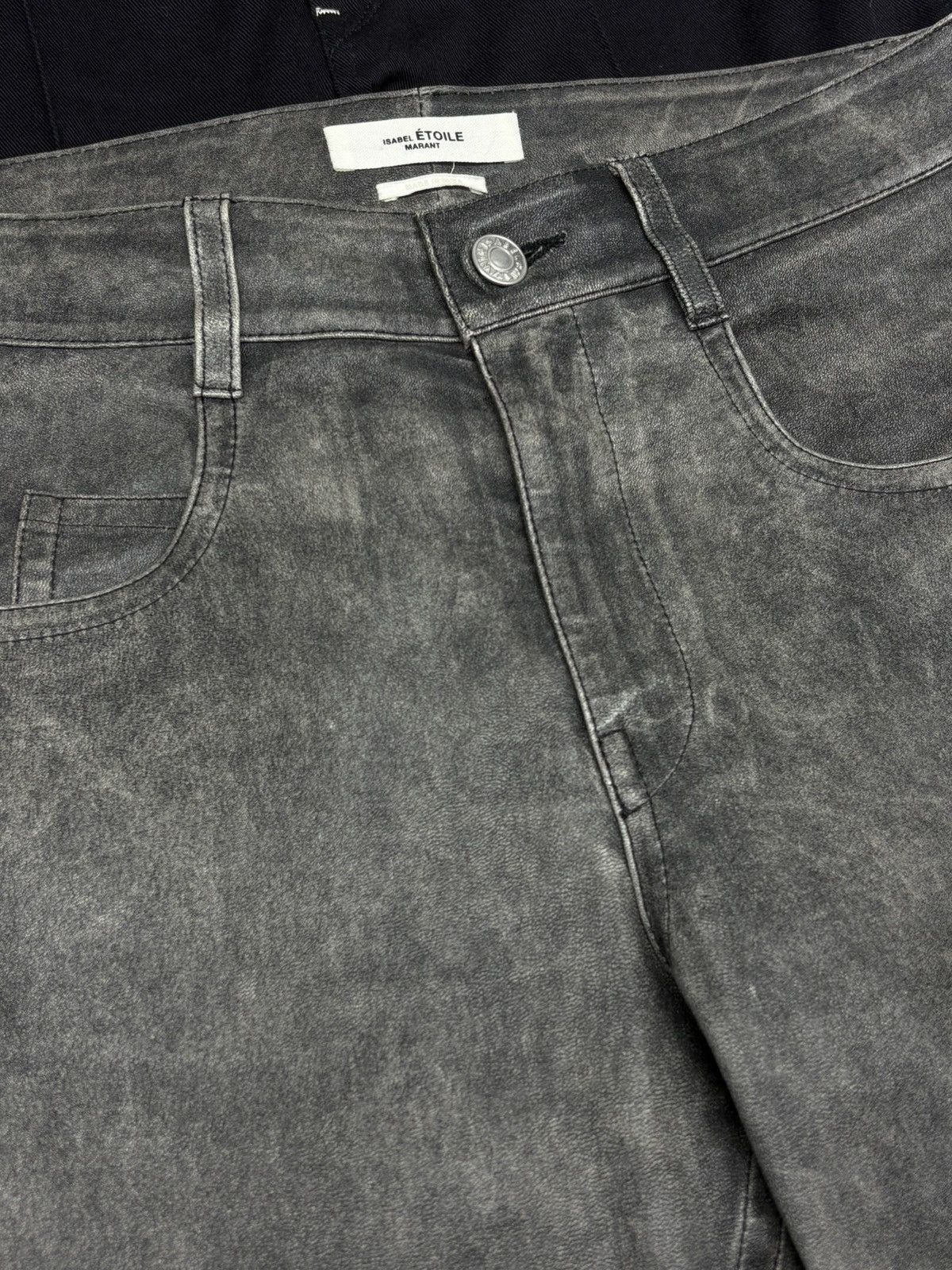 Isabel Marant Isabel Marant Étoile Taro Trousers Lamb Leather Pants Size 26" / US 2 / IT 38 - 18 Thumbnail