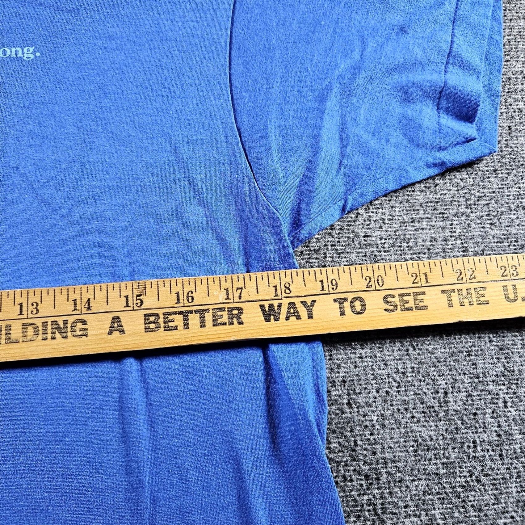 Vintage VINTAGE Screen Stars Shirt Mens L Blue Beer TV Funny Quote Graphic 80s Size US L / EU 52-54 / 3 - 6 Thumbnail