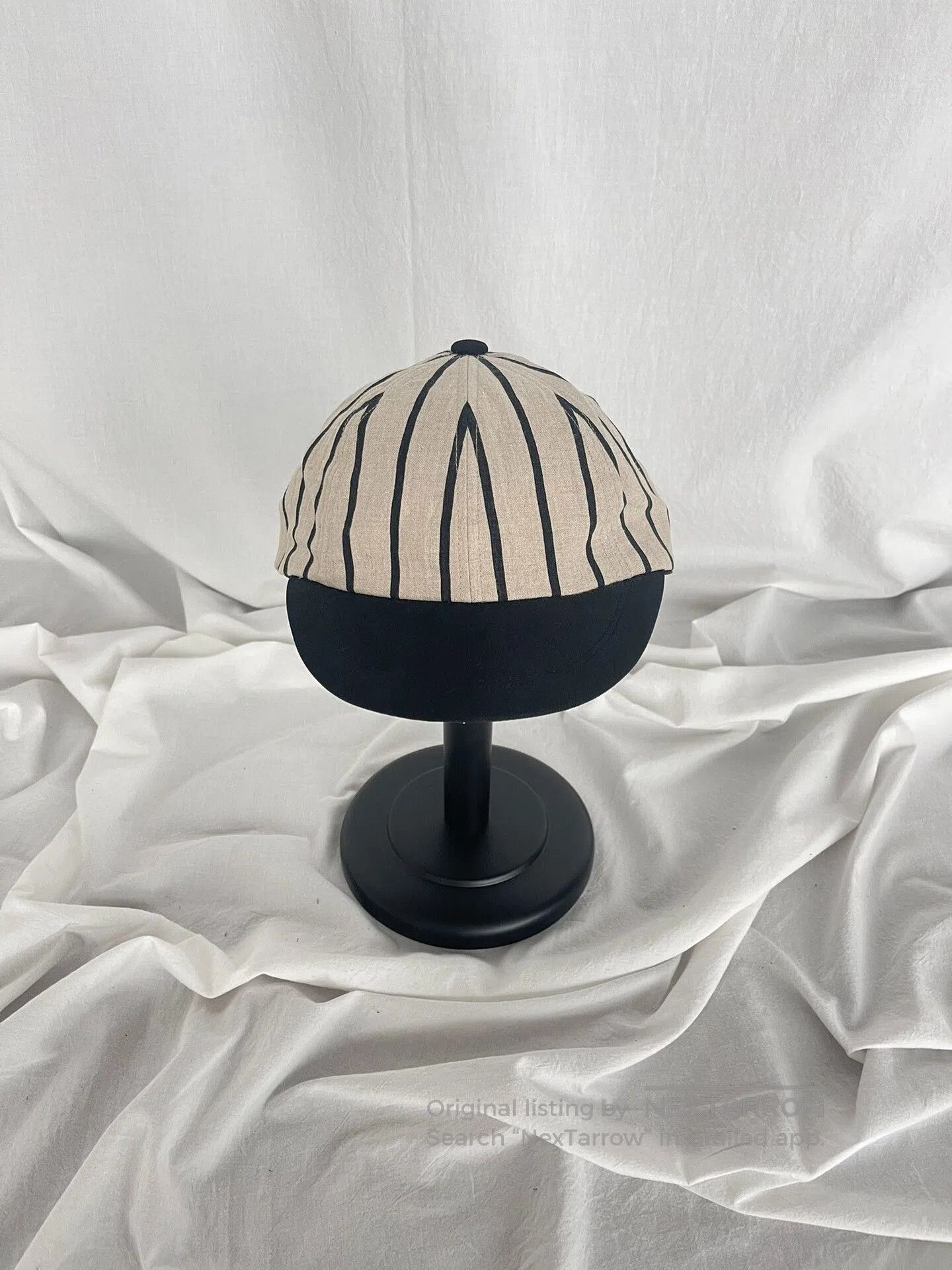Yohji Yamamoto Yohji Yamamoto Striped Baseball Cap. Size ONE SIZE - 2 Thumbnail