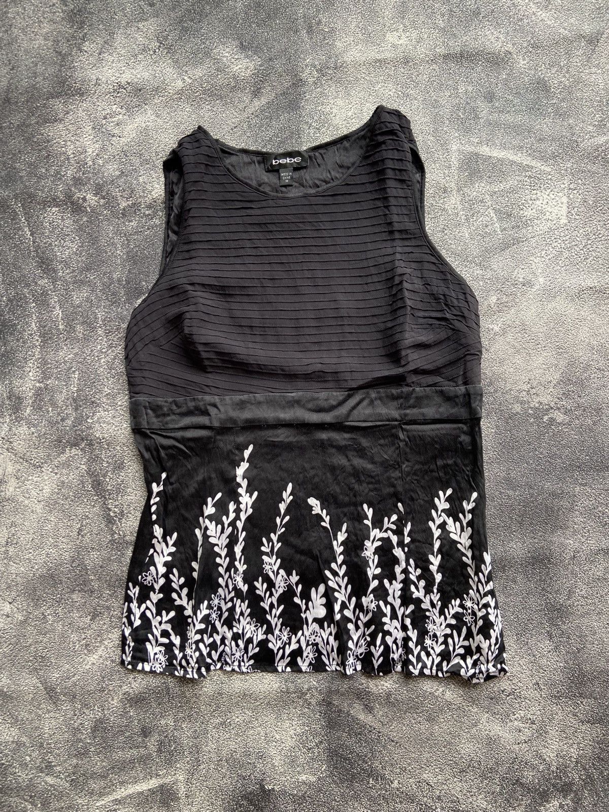 Bebe Bebe Flower Tank Top Size M / US 6-8 / IT 42-44 - 1 Thumbnail