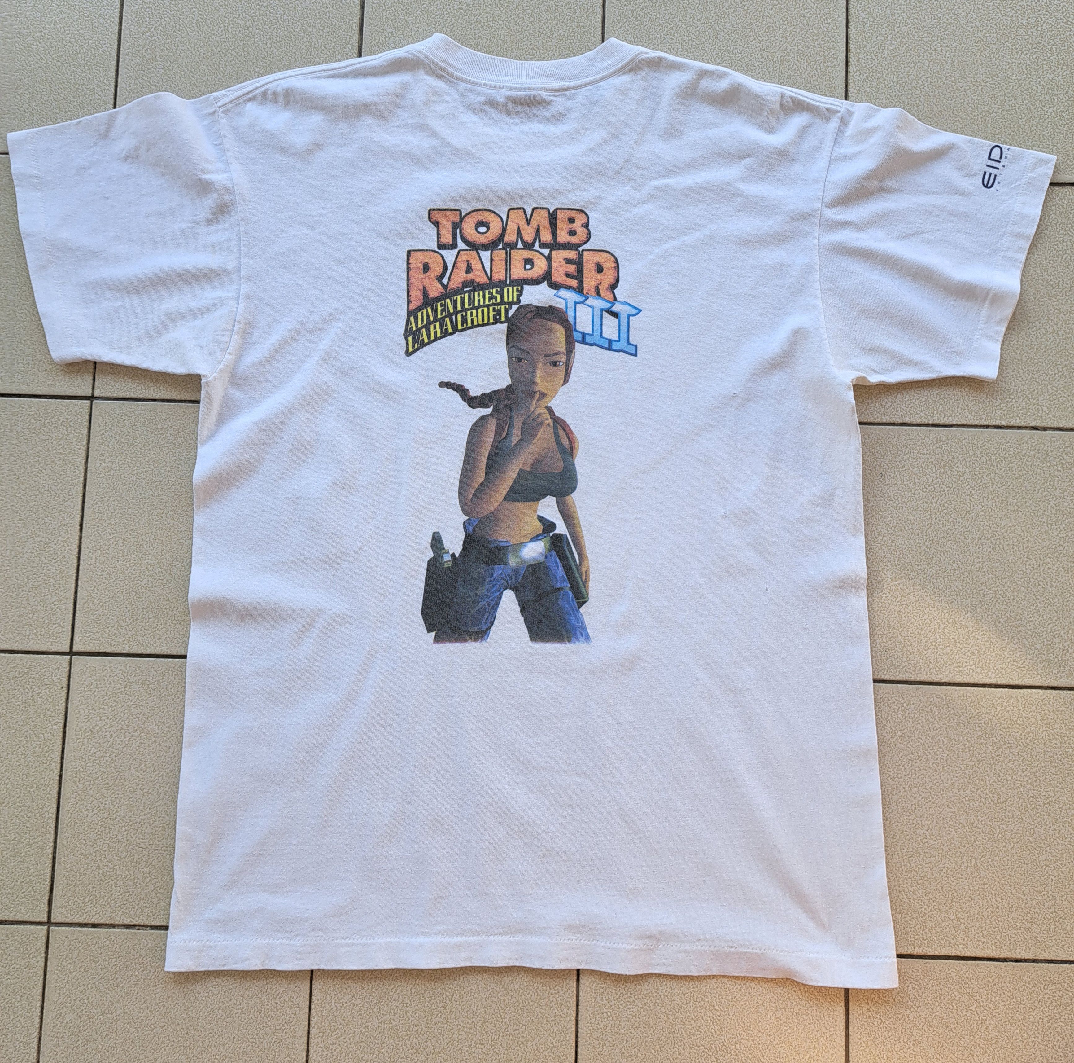 Vintage Vintage Tomb Raider 3 Lara Croft T-Shirt Size US L / EU 52-54 / 3 - 3 Thumbnail