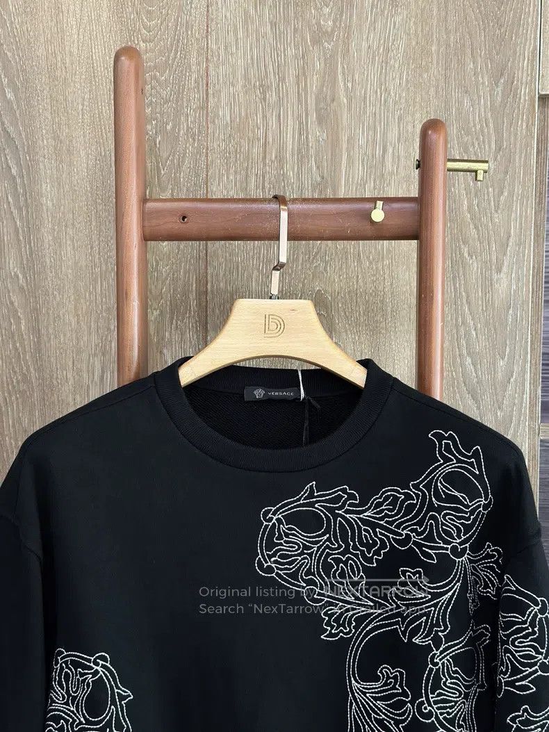 Versace Versace Black casual crew neck sweatshirt Size US XL / EU 56 / 4 - 3 Thumbnail
