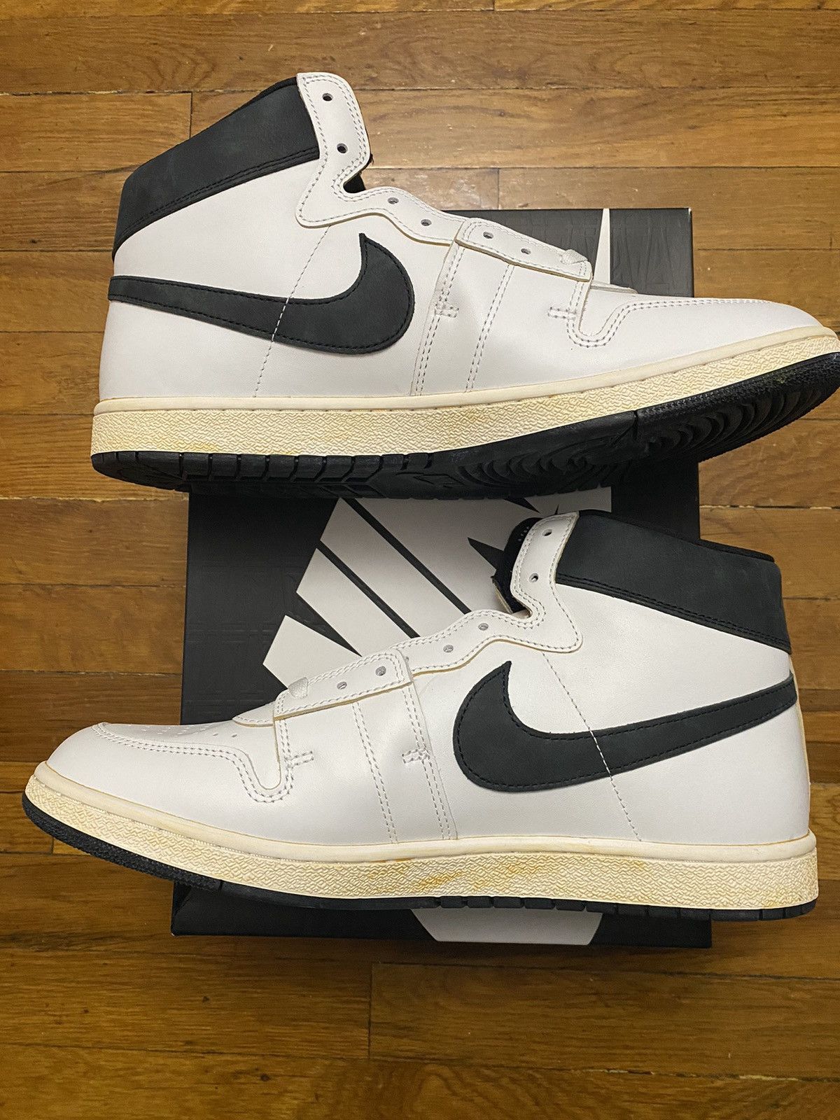 A Ma Maniere × Jordan Brand × Nike Size 14 - Jordan Air Ship x A Ma Maniere Black Oreo Men's Size US 14 / EU 47 - 3 Thumbnail
