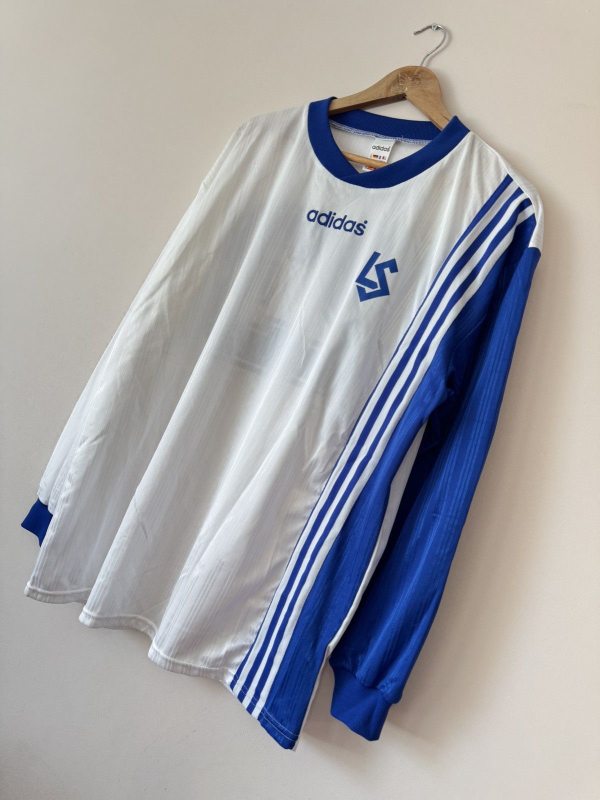 Adidas Vintage Lausanne Sport 1997-1998 Match Worn Soccer Jersey Size US XL / EU 56 / 4 - 3 Thumbnail
