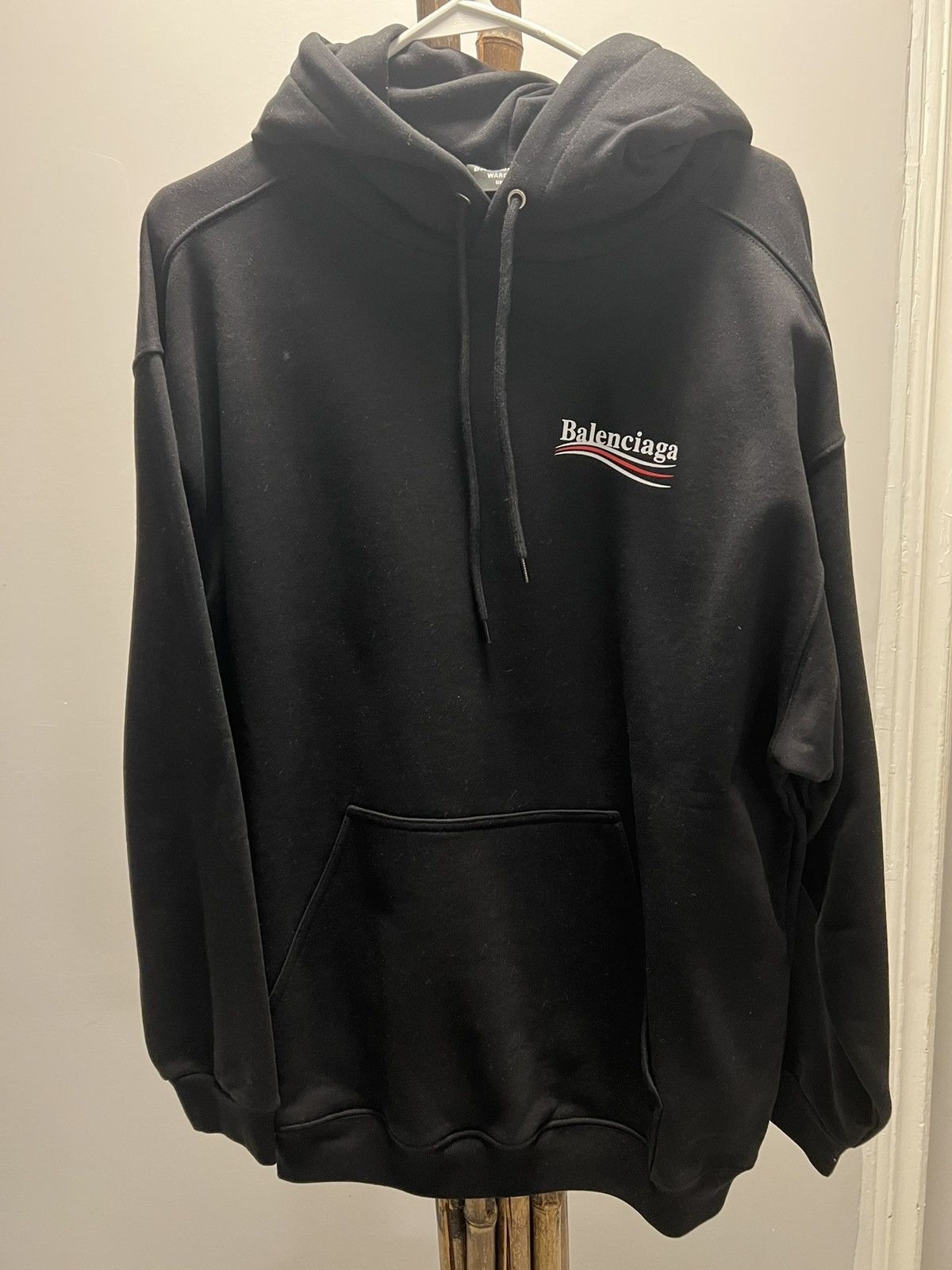 Balenciaga Balenciaga Political Campaign Logo Hoodie | Grailed