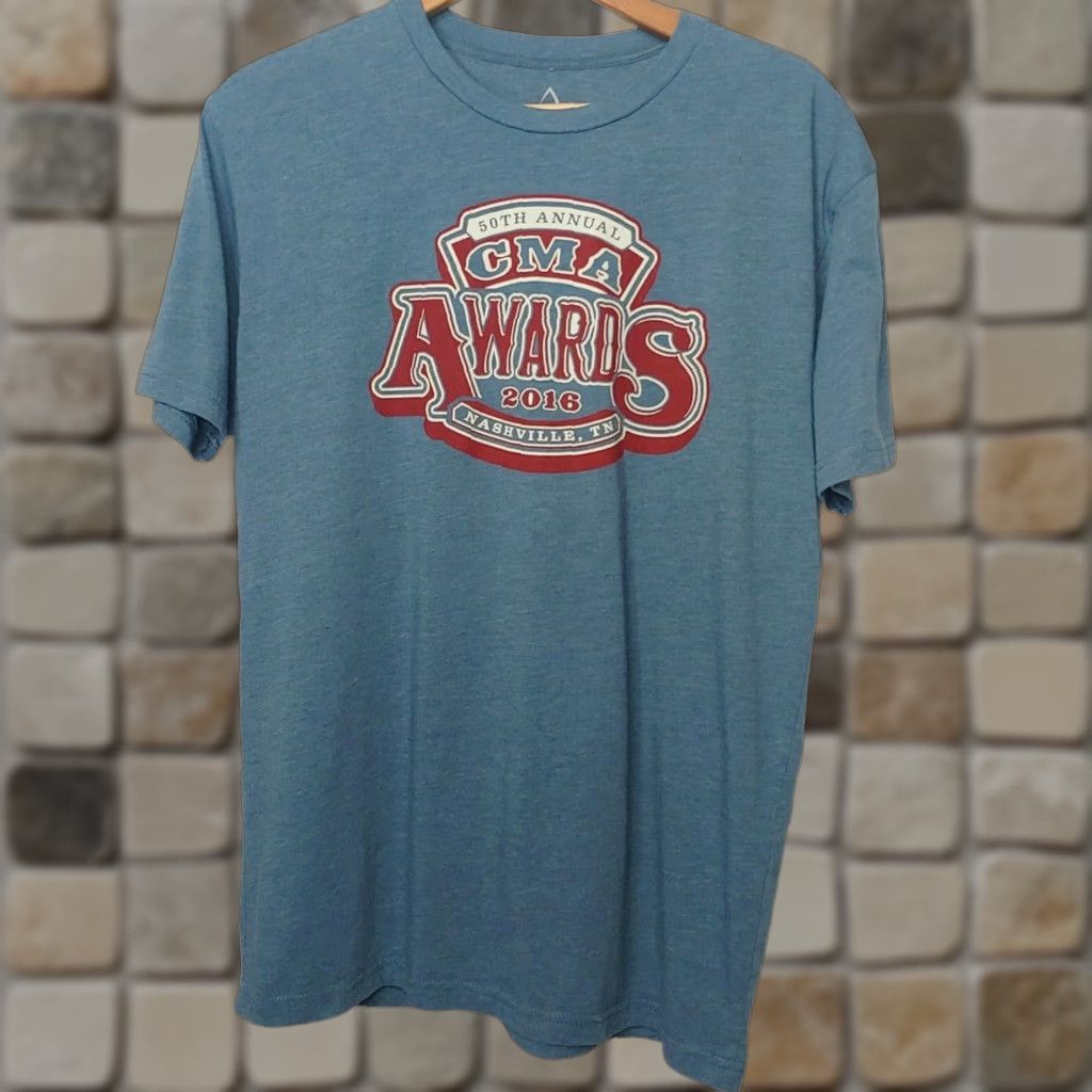 Vintage VINTAGE CMA Awards T Shirt Large 2016 50th Annual Blue Nashville TN Country Music EUC Size US L / EU 52-54 / 3 - 1 Thumbnail