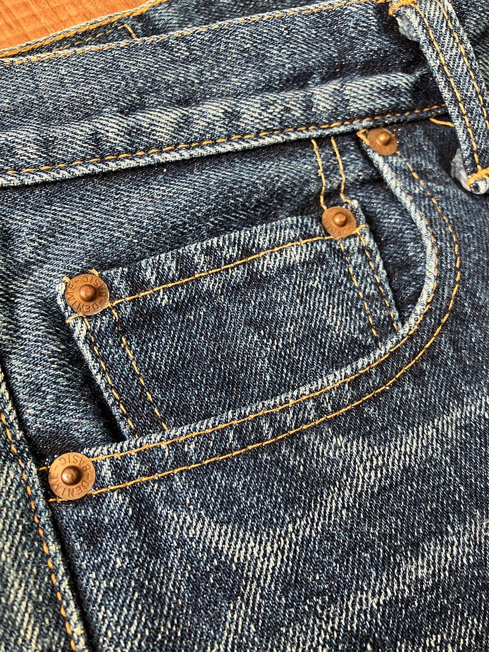 Denime DENIME Orizzonti 505 BIG-E W30 x L32 Osaka 5 Selvedge jeans Size US 30 / EU 46 - 10 Thumbnail