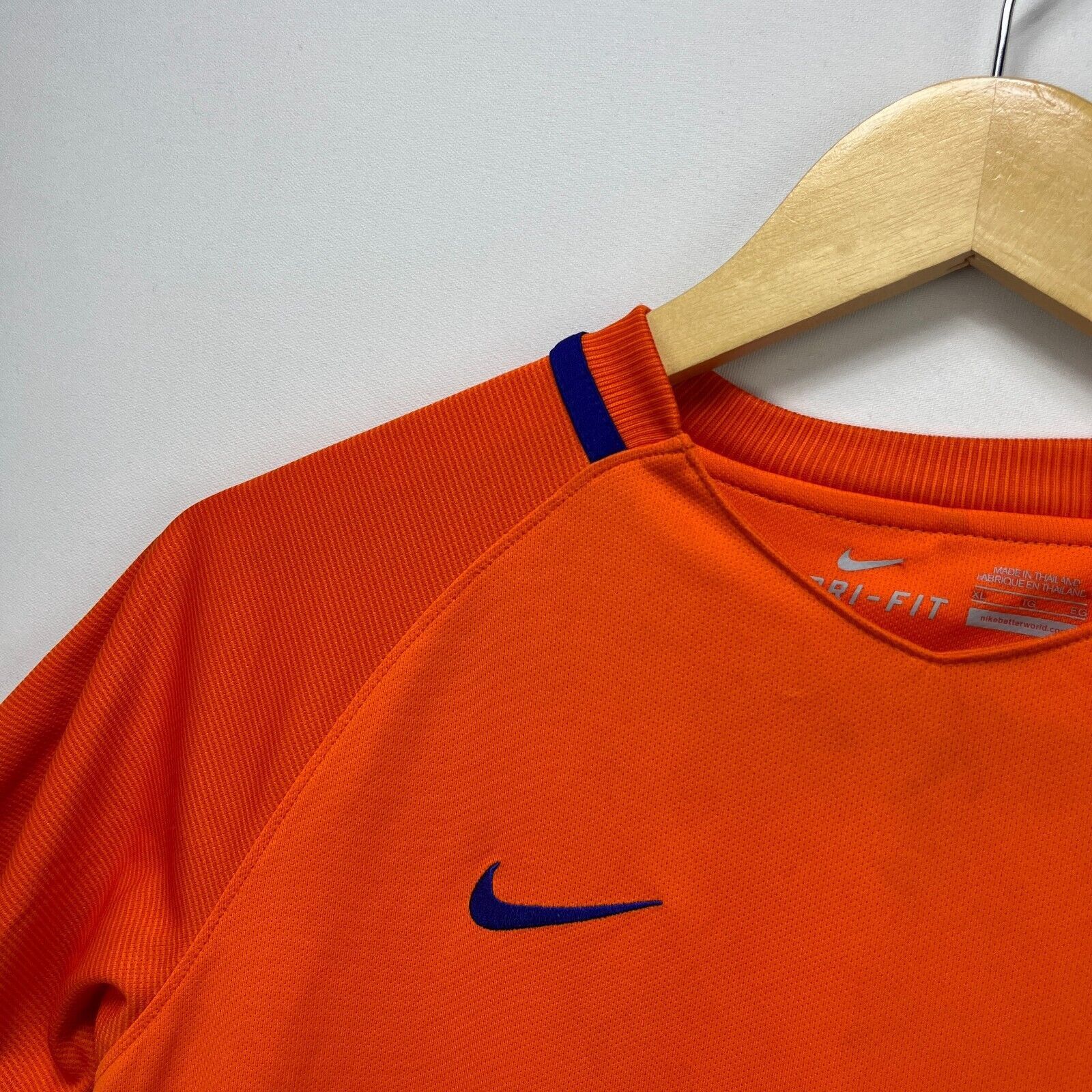 Nike × Vintage Nike 2016 KNVB Netherlands Soccer Jersey Football Small Mens Size US S / EU 44-46 / 1 - 3 Thumbnail