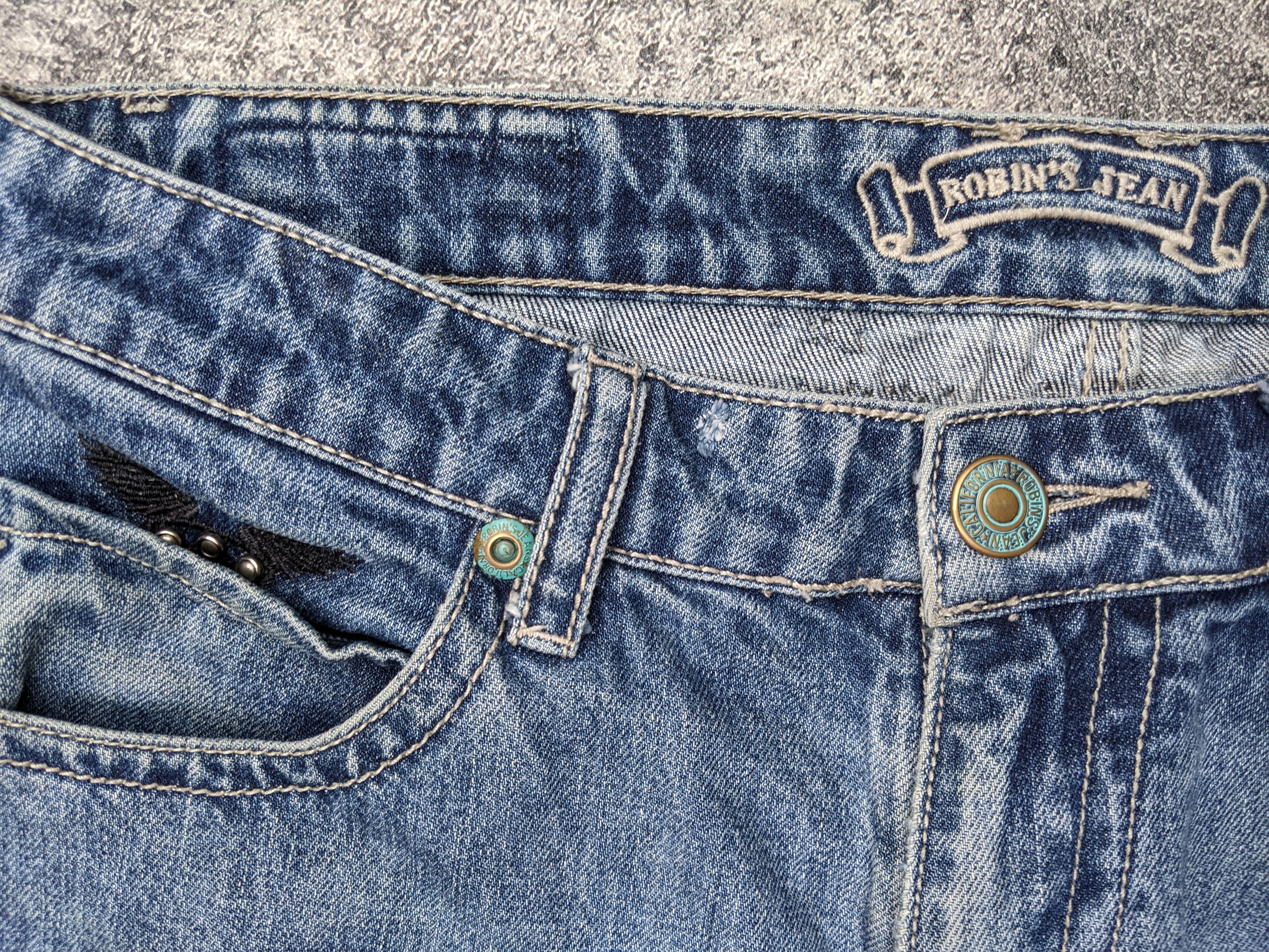Robins Jeans Robins Jeans Studded Washed Size US 32 / EU 48 - 5 Thumbnail