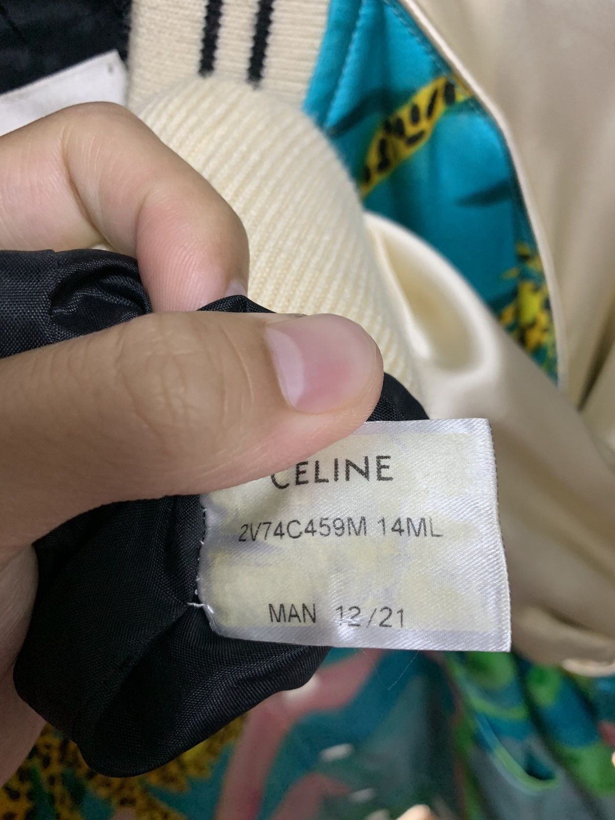 Celine Celine 2021SS Palm tree Satin jacket Size US S / EU 44-46 / 1 - 5 Thumbnail