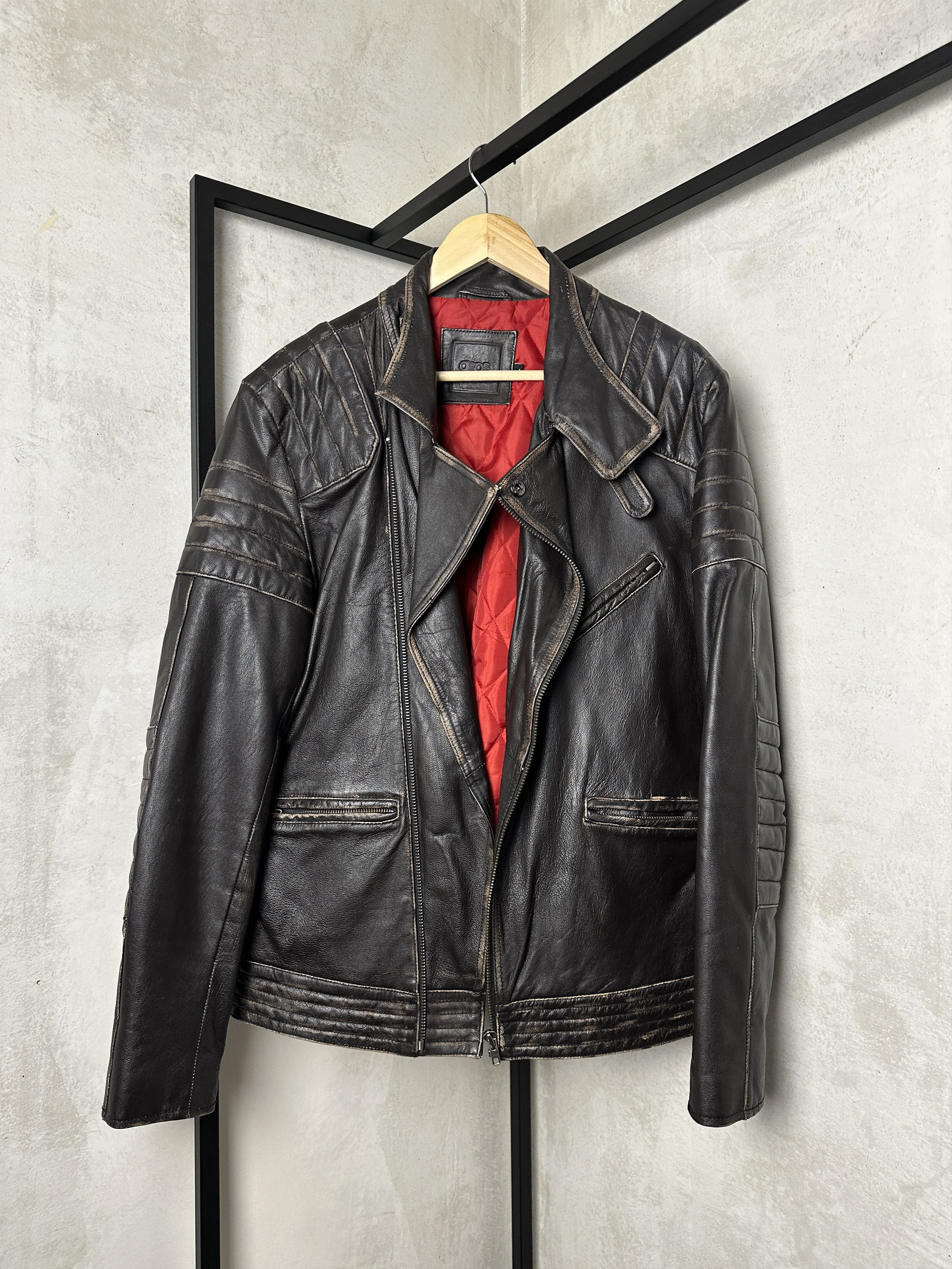 Asos × Nordstrom Cropped Faux Leather Jacket | Grailed