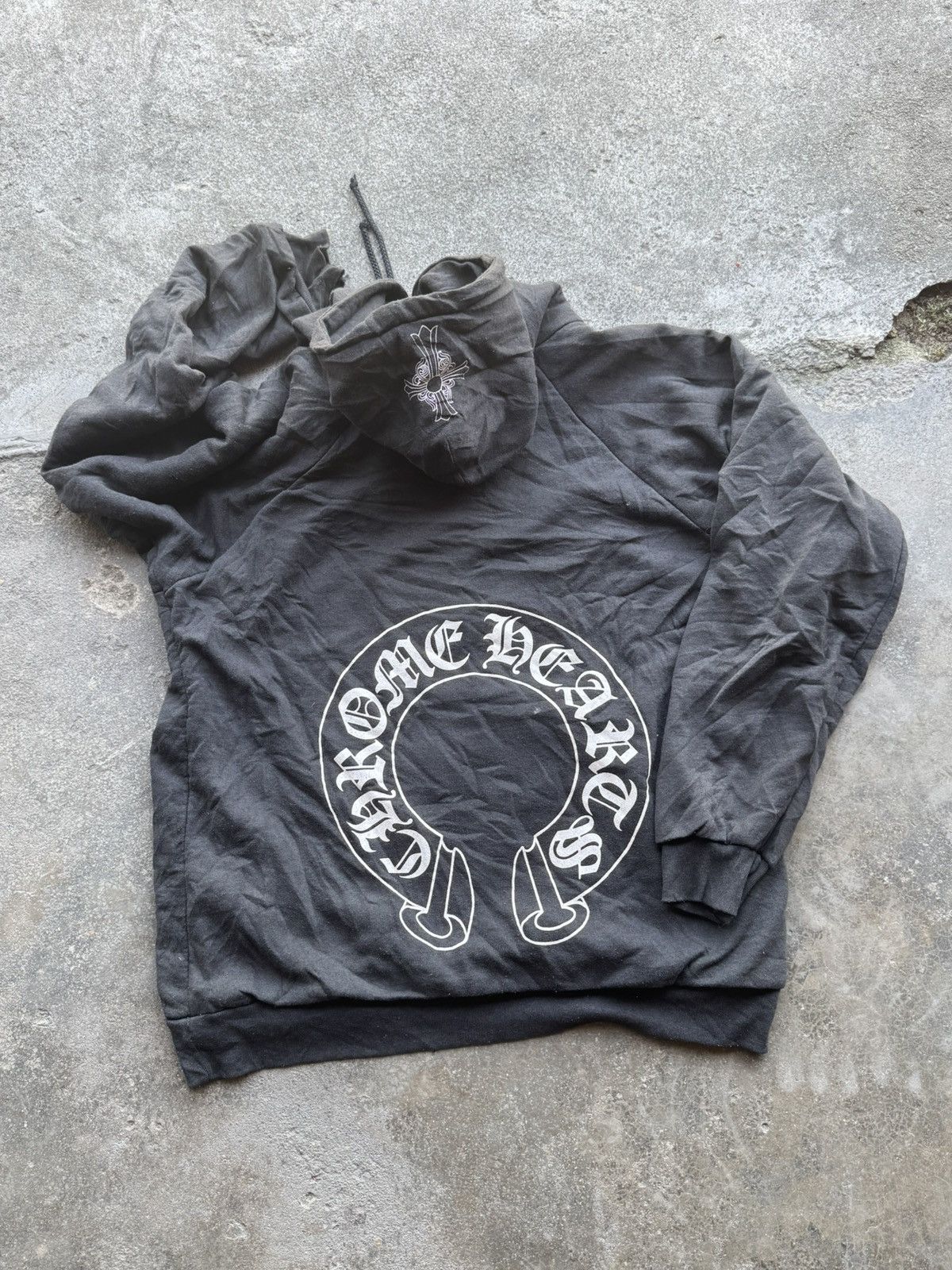 Chrome Hearts Rare Vintage Chrome Heart Hoodie Size US L / EU 52-54 / 3 - 2 Thumbnail