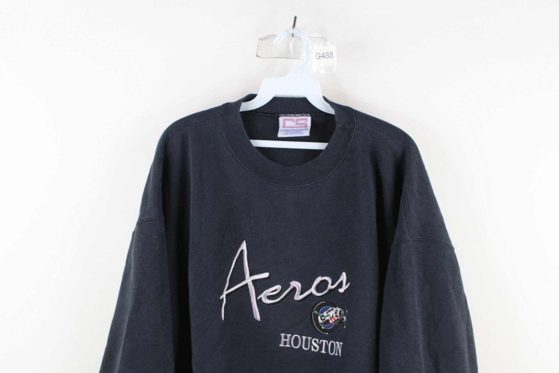 Vintage Vintage 90s Out Houston Aeros Hockey Crewneck Sweatshirt USA Size US XXL / EU 58 / 5 - 2 Thumbnail