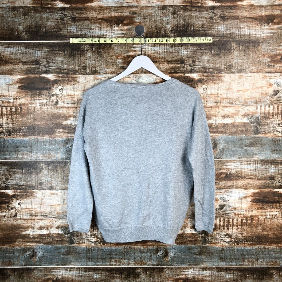 Japanese Brand In The Life Grey Cardigan Knitwear #A1580 Size M / US 6-8 / IT 42-44 - 12 Thumbnail