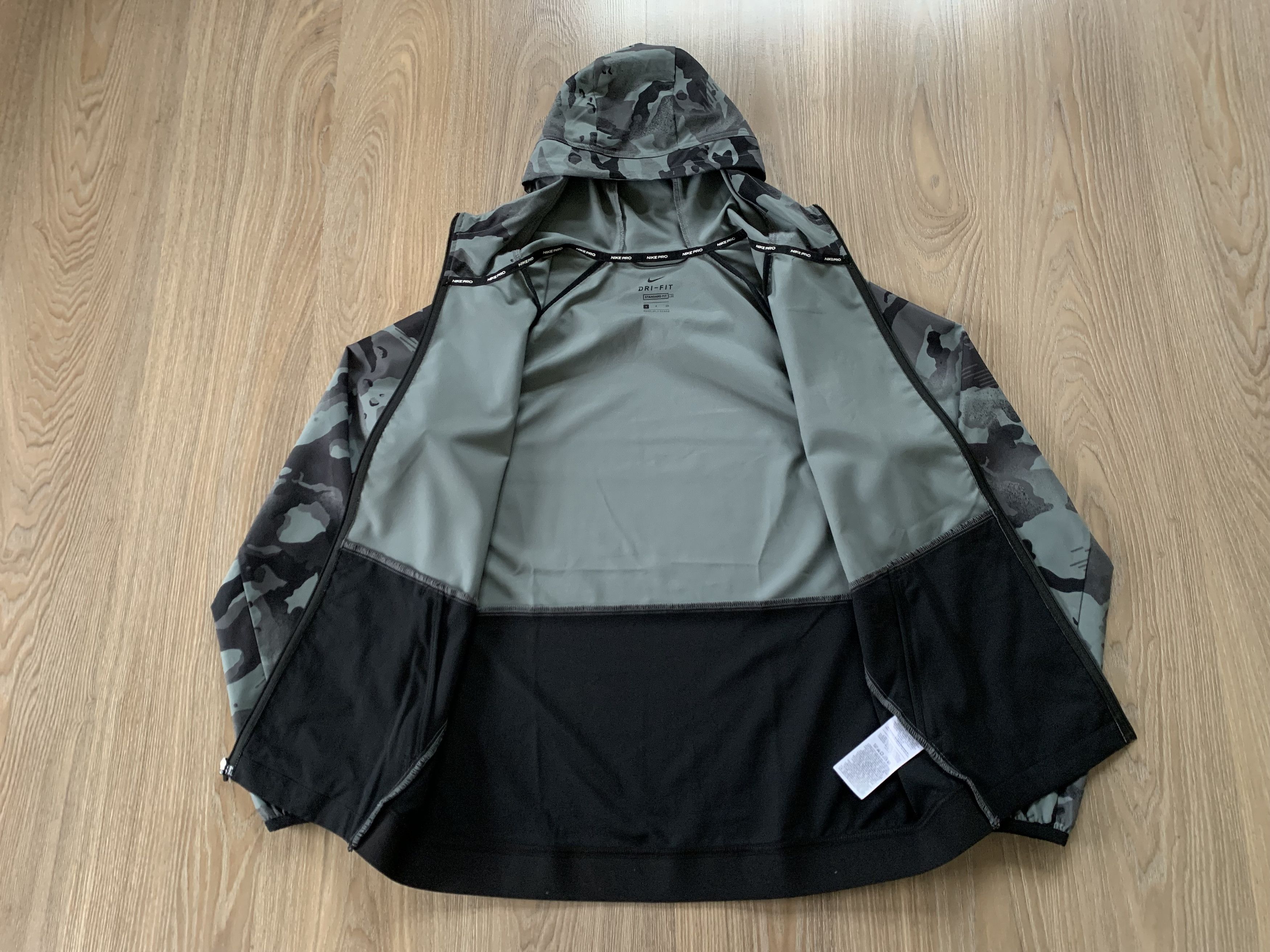 Nike Nike Pro Dri Fit Camo Zip Hoodie Size US S / EU 44-46 / 1 - 4 Thumbnail