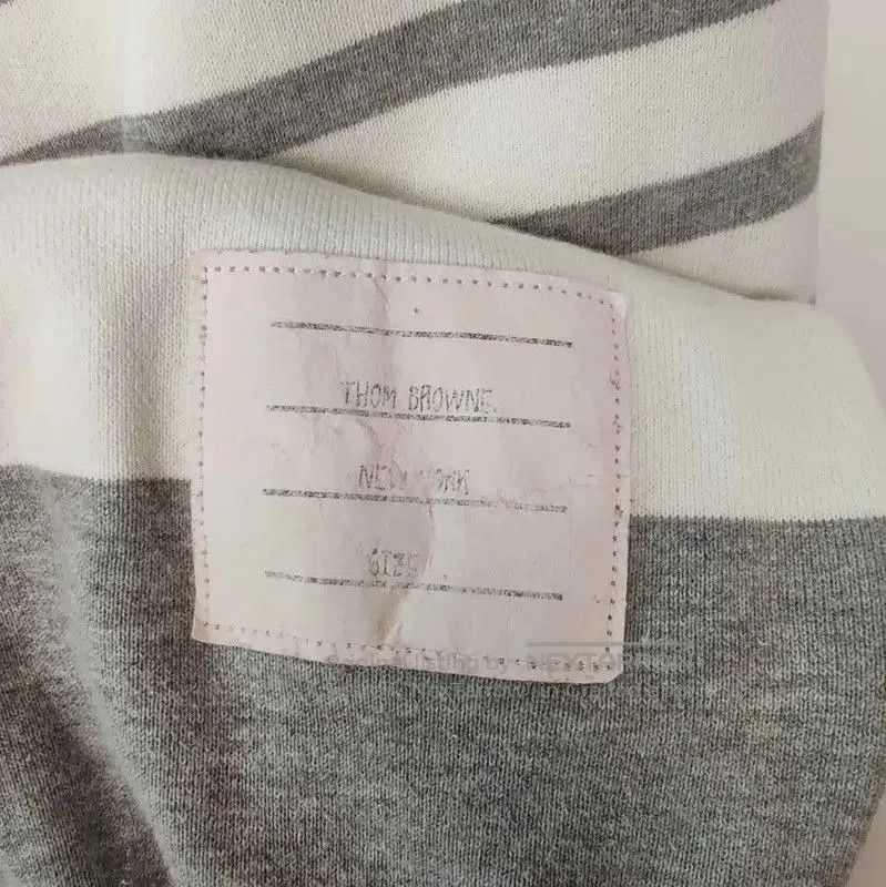 Thom Browne Thom Browne Gray Cotton Casual Pants for Men . Size US 26 / EU 42 - 3 Thumbnail
