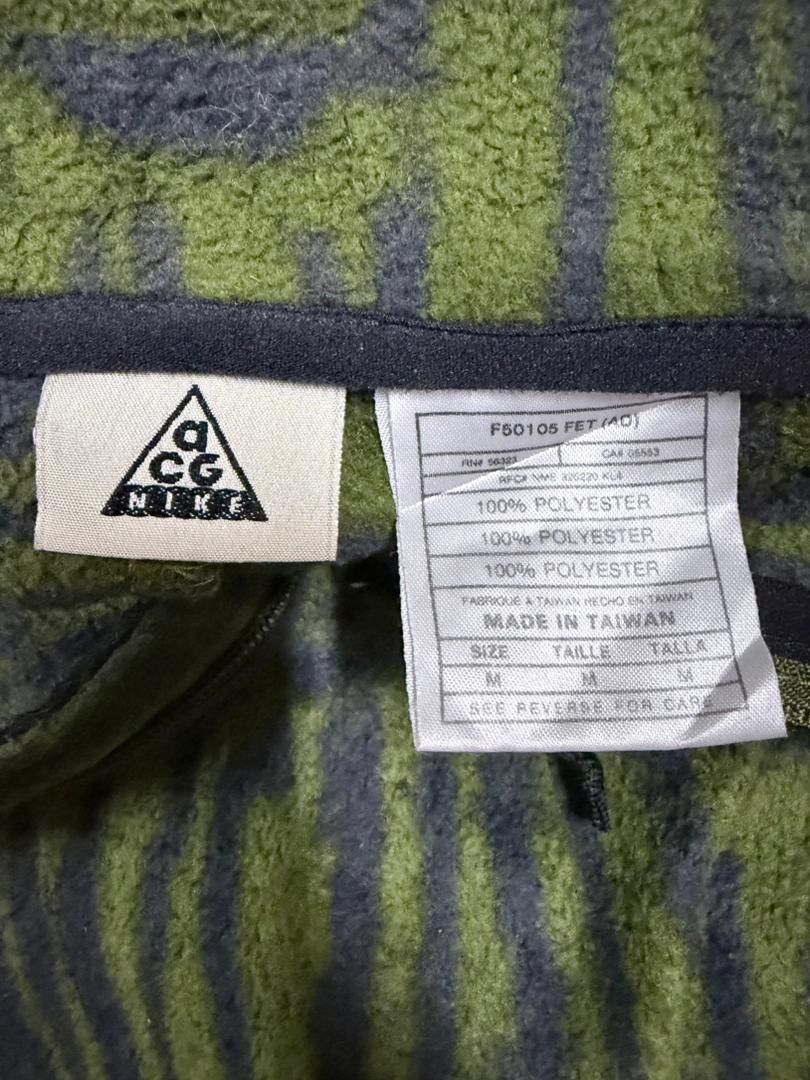 Nike ACG Vtg🌟Y2k Nike Ach Tokka Tribe Ovp 1/4 Zipper Pullover Fleece Size US M / EU 48-50 / 2 - 17 Thumbnail