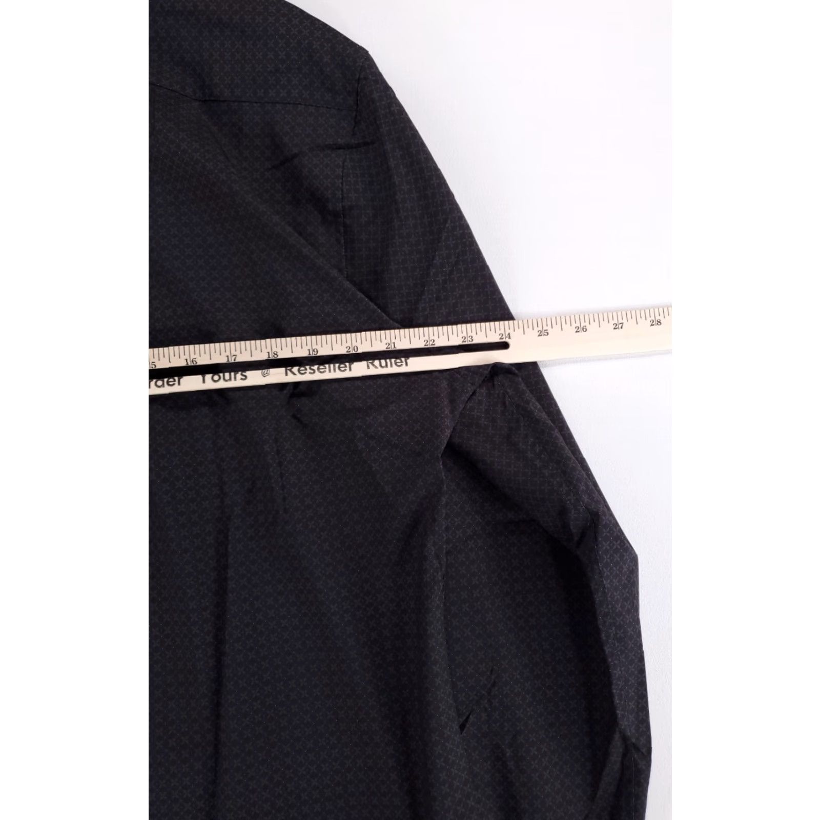 Vintage 7 Diamonds Button-Down Shirt 4 Way Stretch Patterned Black XL Mens Size US XL / EU 56 / 4 - 7 Thumbnail