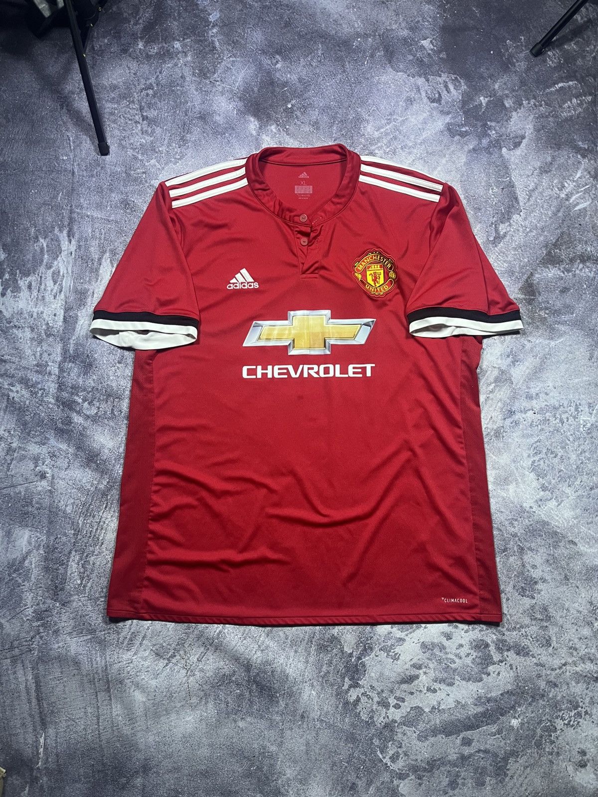 Adidas Manchester United Chevrolet Football Jersey Adidas Home Size US XL / EU 56 / 4 - 1 Thumbnail