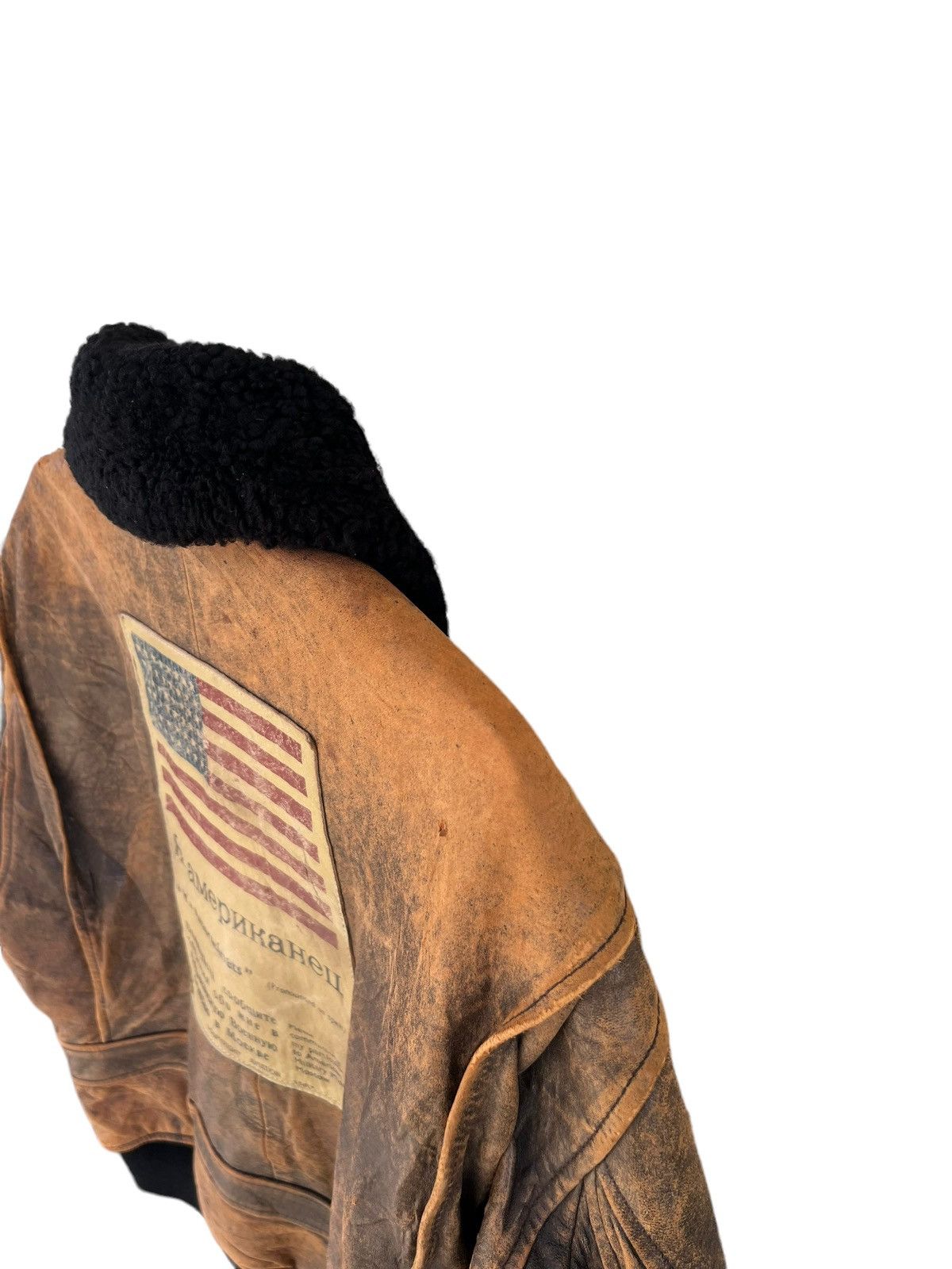 Avirex Archive 80s Avirex A-2 Distress Patina Leather Flight Jacket Size US S / EU 44-46 / 1 - 17 Thumbnail