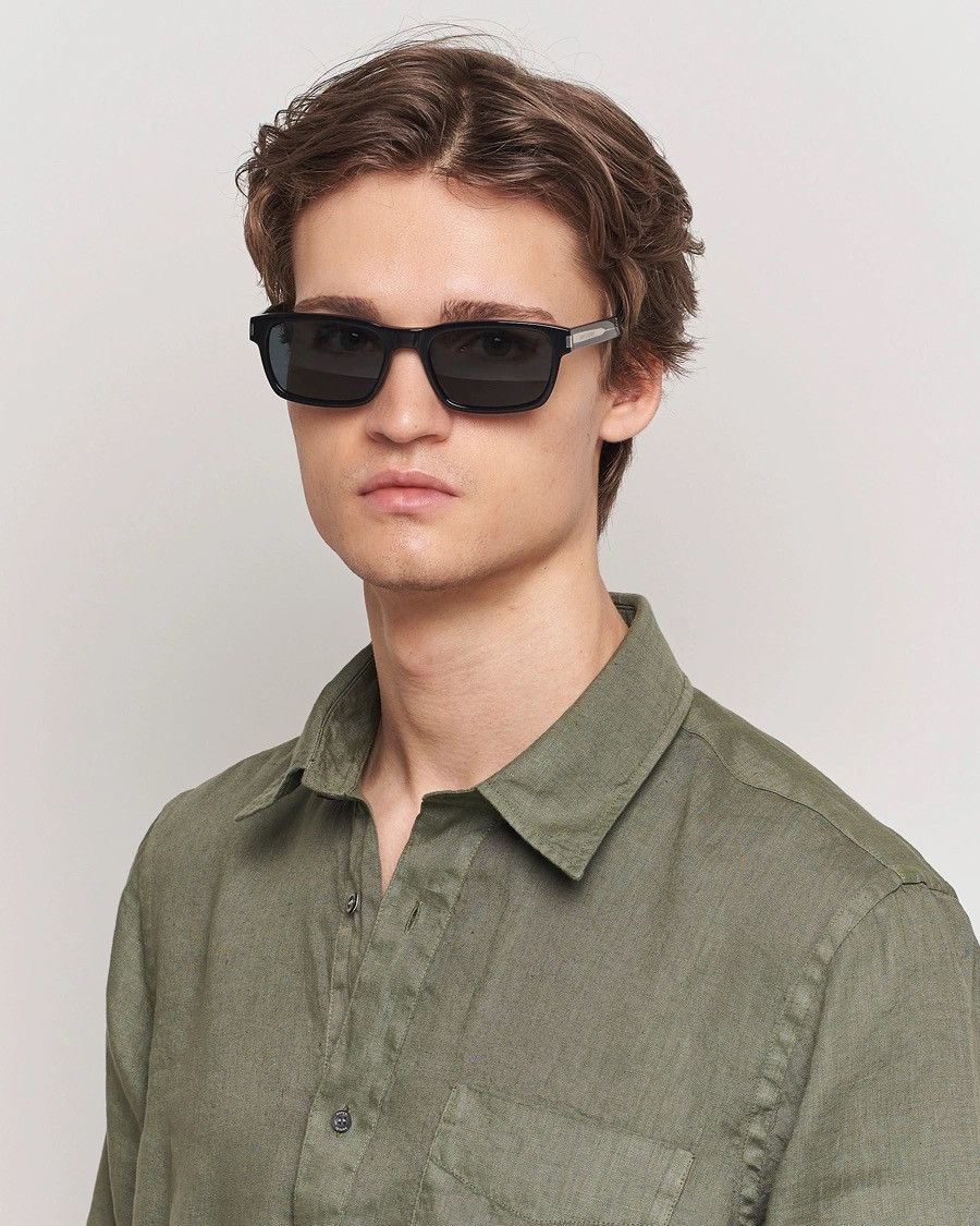 Saint Laurent Paris SAINT LAURENT SL 662 Sunglasses Black Size ONE SIZE - 2 Thumbnail