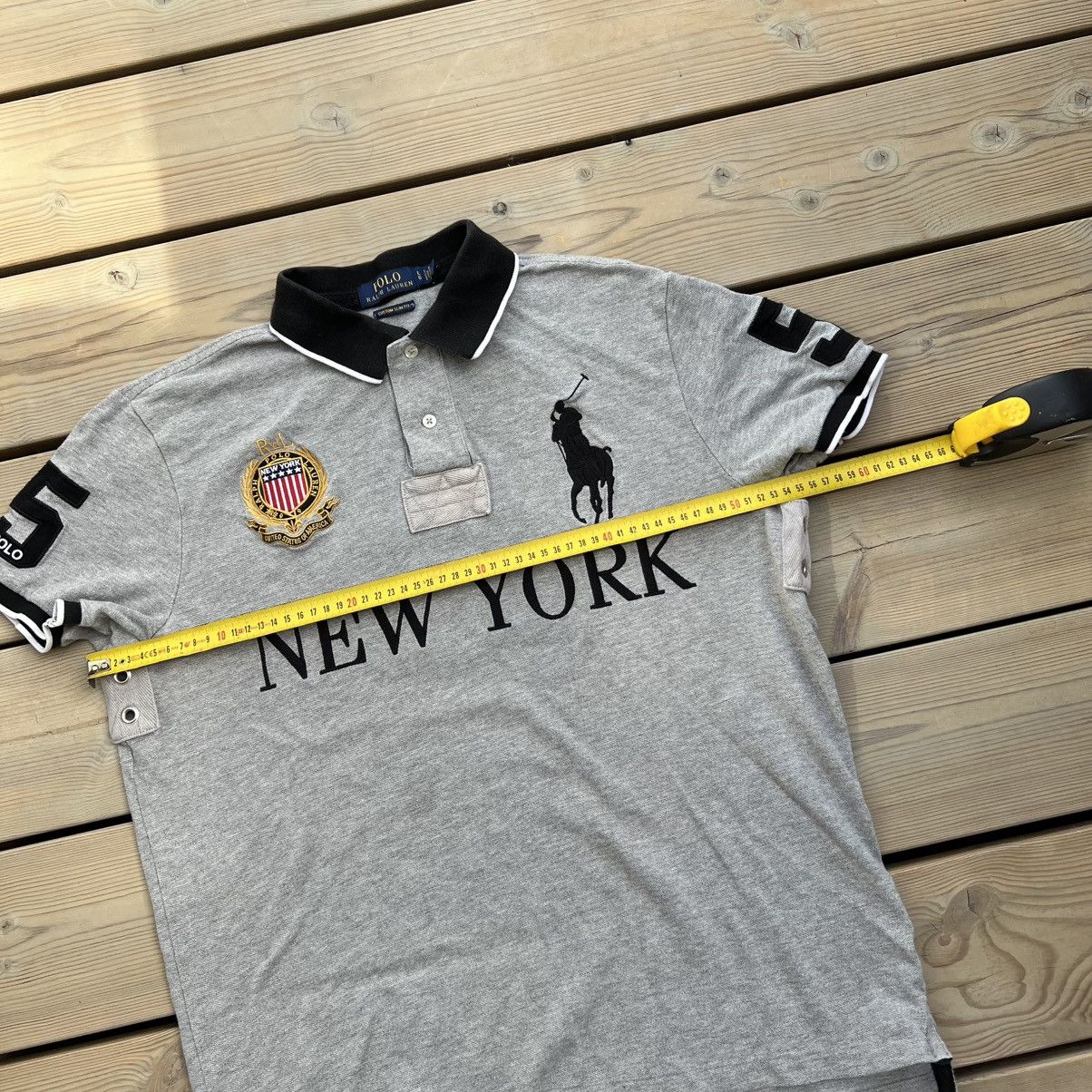 Polo Ralph Lauren Polo Ralph Lauren Big Pony Chief Keef New York Polo Gray Size US M / EU 48-50 / 2 - 10 Thumbnail