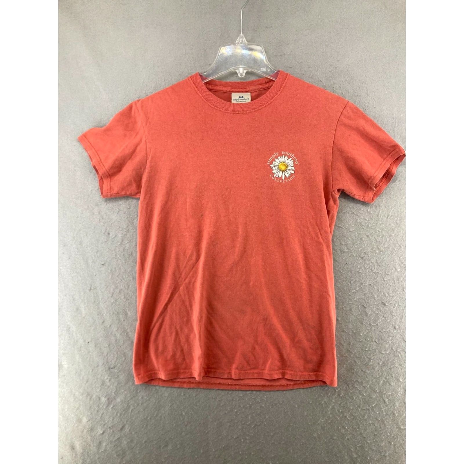 Vintage Simply Southern T Shirt Womens Small Peach Cool Mom Daisy Size S / US 4 / IT 40 - 3 Thumbnail