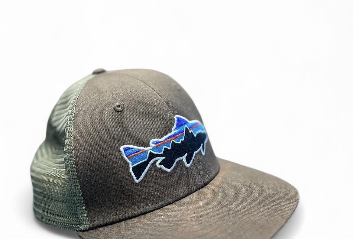 Patagonia Patagonia Fly Fishing Trucker Hat - Fitz Roy Logo Snapback Size ONE SIZE - 5 Thumbnail
