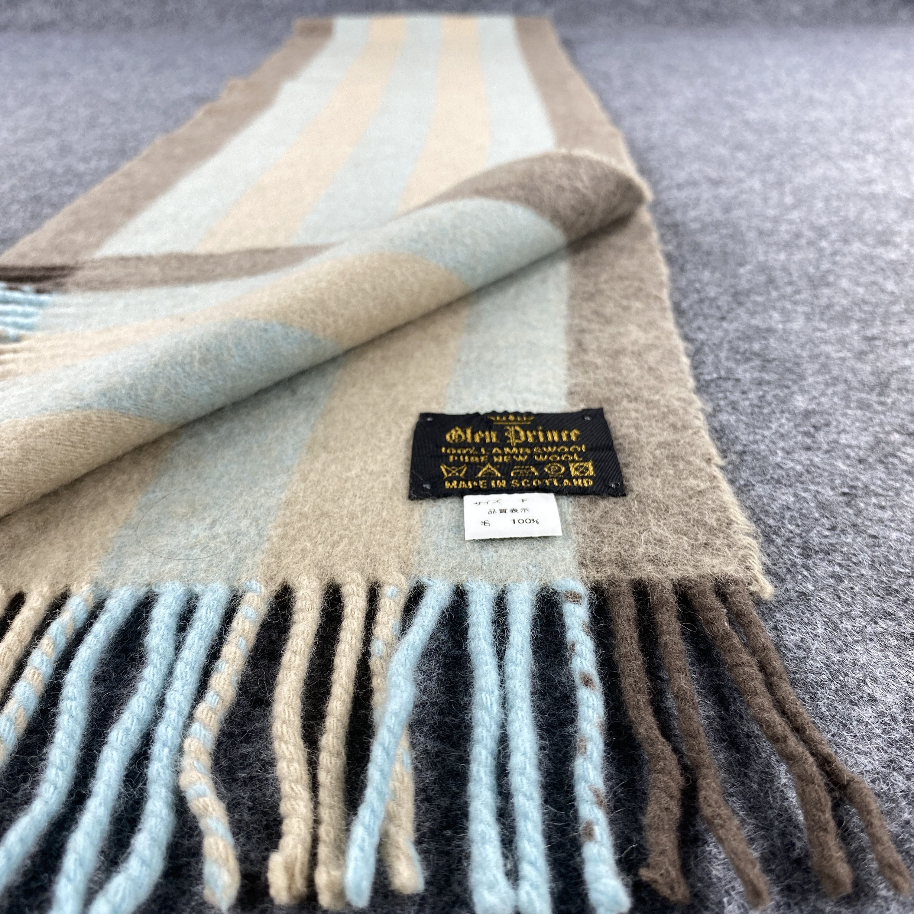 Vintage Glen Prince Scarf # Muffler # Neckwear # D404 Size ONE SIZE - 6 Thumbnail