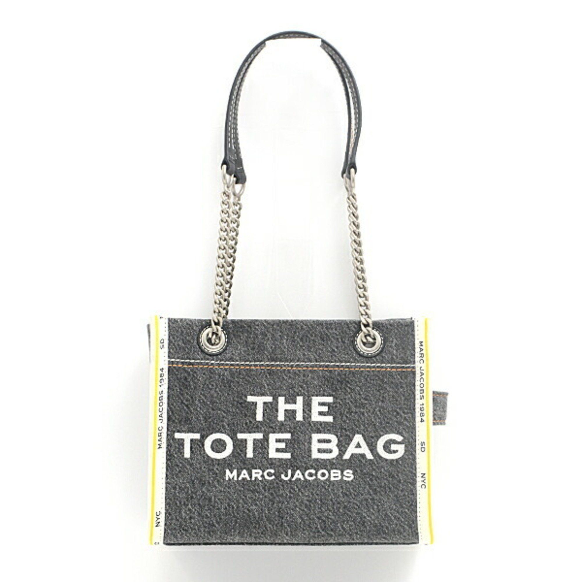 MARC JACOBS × FUTURA デニムトートバッグ ラージ Marc Jacobs x Futura Denim Large Tote Bag Multicolor in