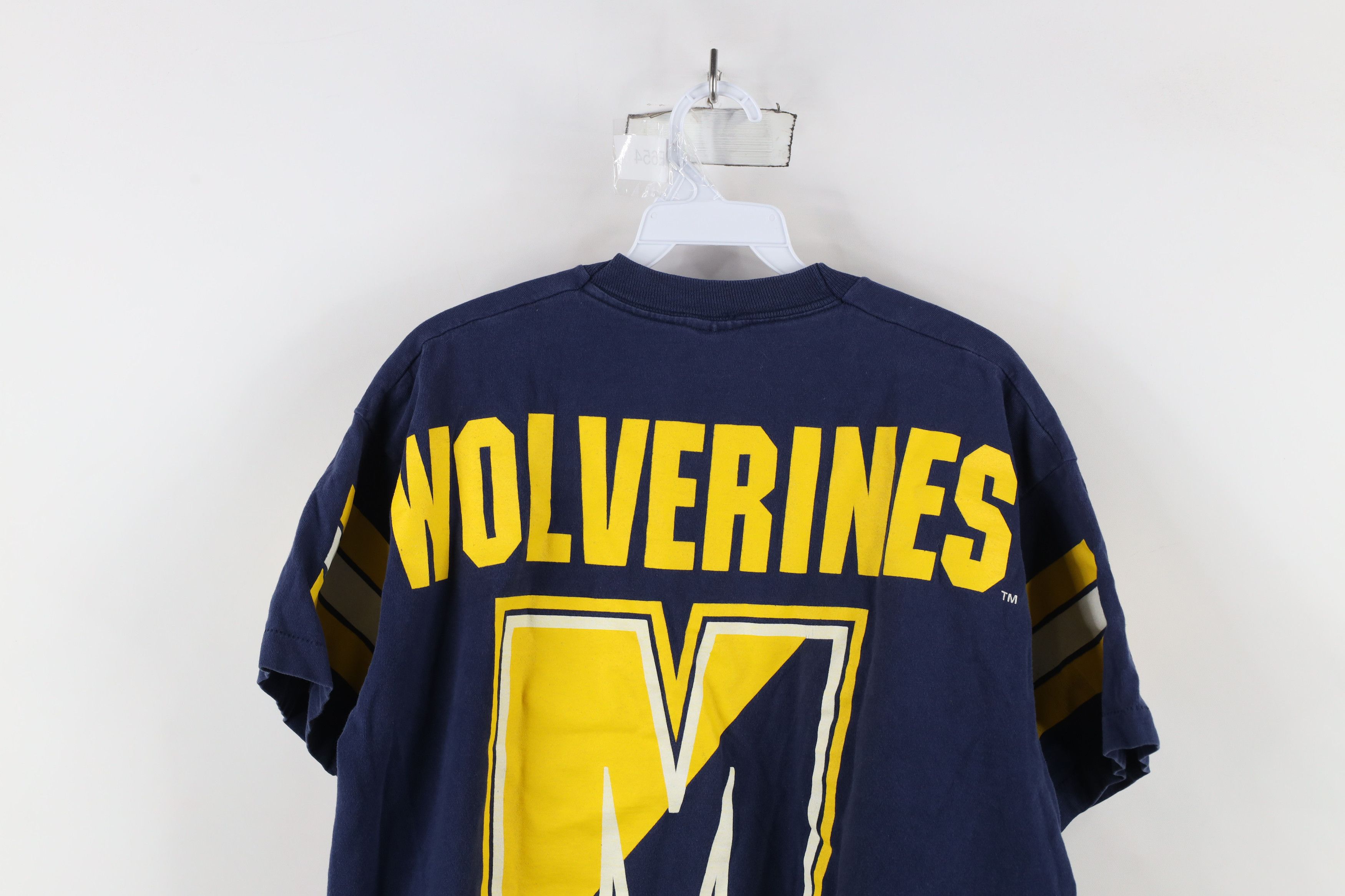 Vintage Vintage 90s Over Print University of Michigan T-Shirt USA Size US L / EU 52-54 / 3 - 14 Thumbnail