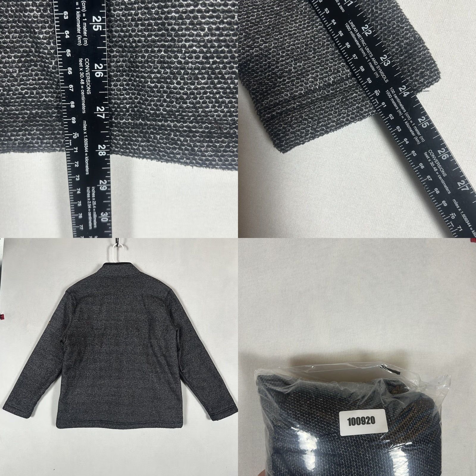 Orvis Orvis Fleece Lined 1/4 Zip Pullover Mens Large Gray Long Sleeve Mock Sweater Size US L / EU 52-54 / 3 - 8 Thumbnail