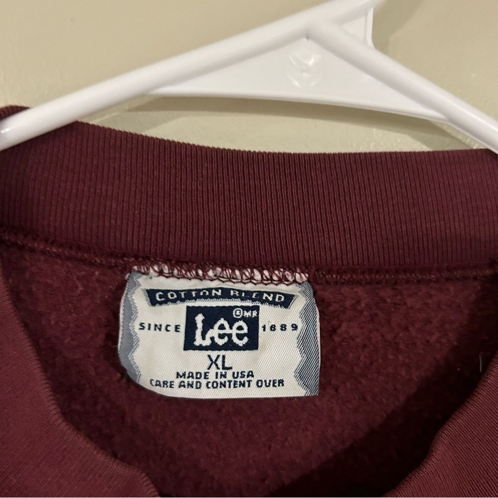 Lee Vintage Harvard Crimson Sweatshirt Size US XL / EU 56 / 4 - 4 Thumbnail