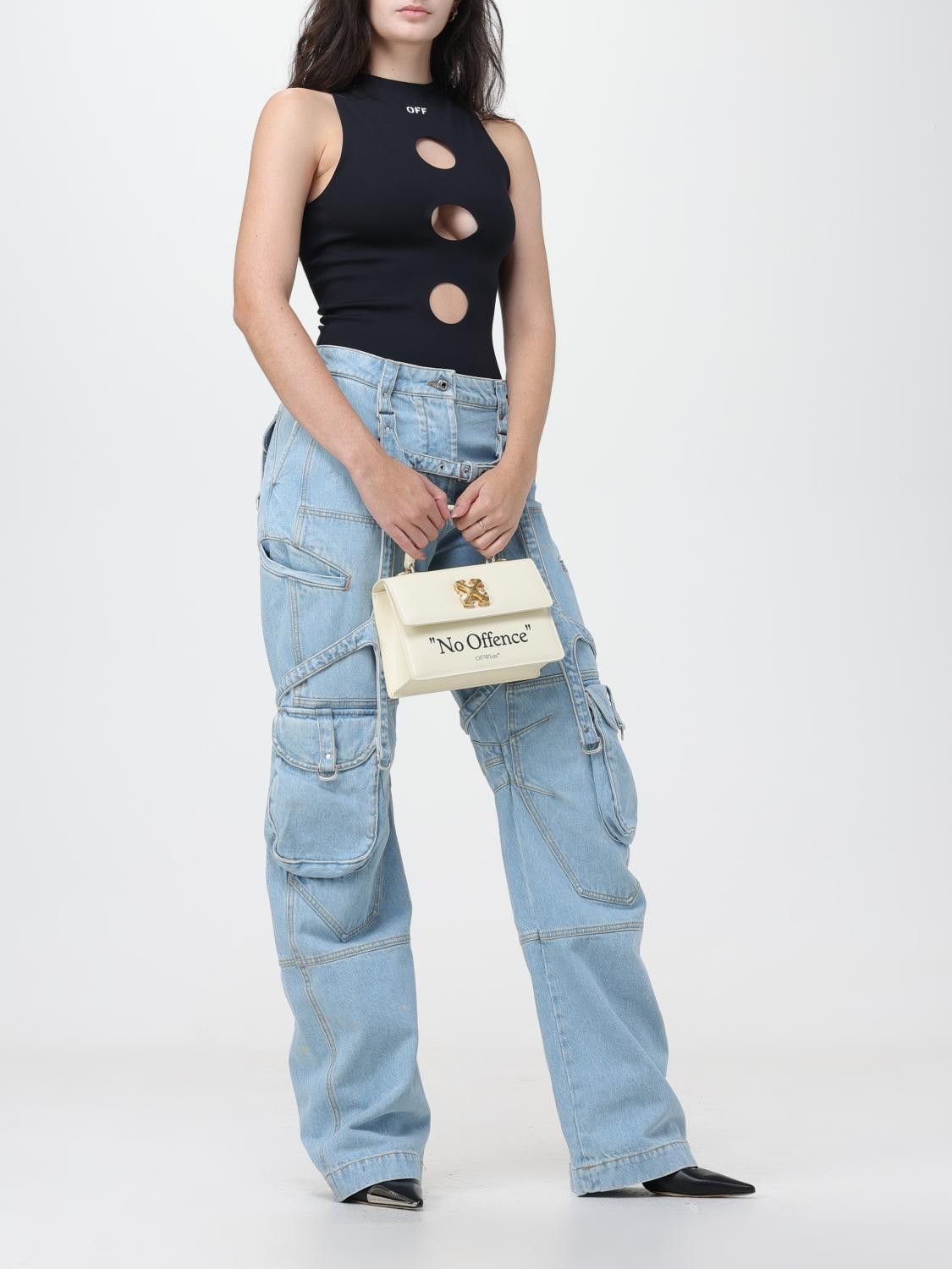 Off-White o1y1225 Denim Pant in Blue Size 26" / US 2 / IT 38 - 2 Thumbnail