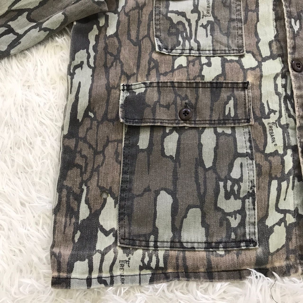 Pointer Vtg Pointer Brand Trebark Camo Chore Jacket Made in Usa Size US XL / EU 56 / 4 - 3 Thumbnail