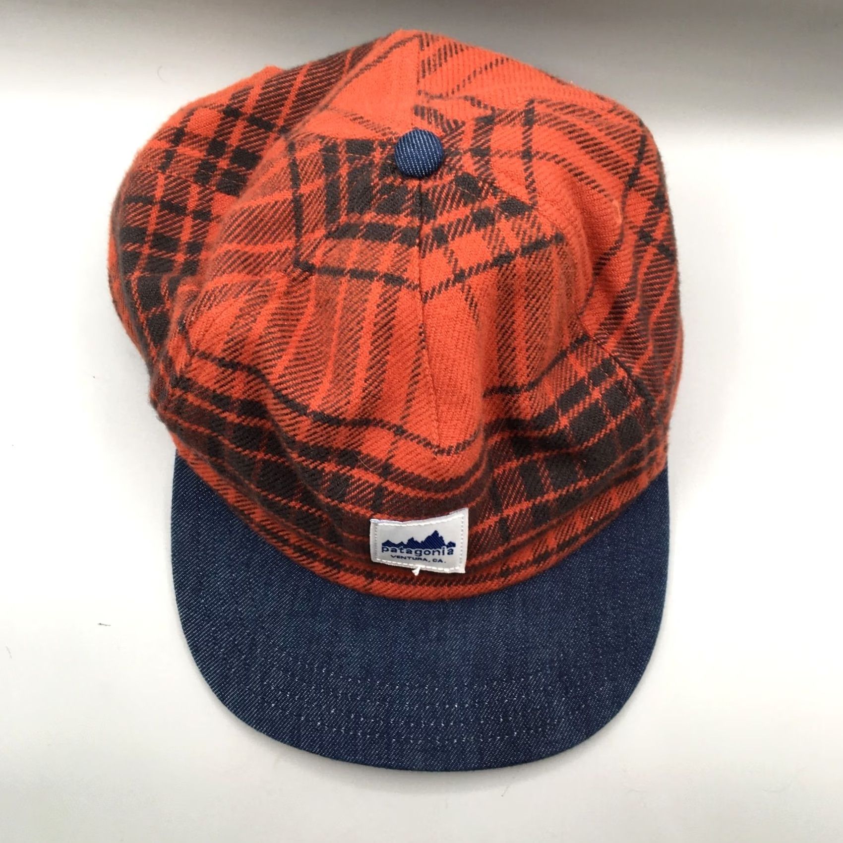 Patagonia Patagonia Hat Snapback Red Plaid Range Flat Billed Cap Lumberjack Retro Adjustable One Size Men Hat Size ONE SIZE - 3 Thumbnail