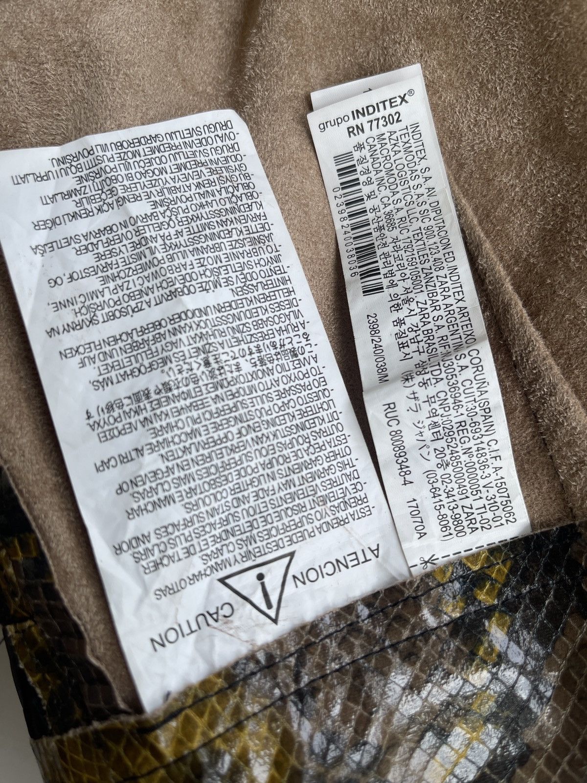 Zara Snake Printed Midi Skirts Size 28" / US 6 / IT 42 - 11 Thumbnail