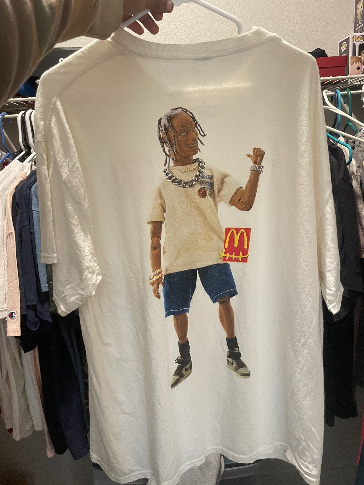 Travis Scott Travis Scott x McDonald's Action Figure Series T-shirt Size US L / EU 52-54 / 3 - 2 Thumbnail